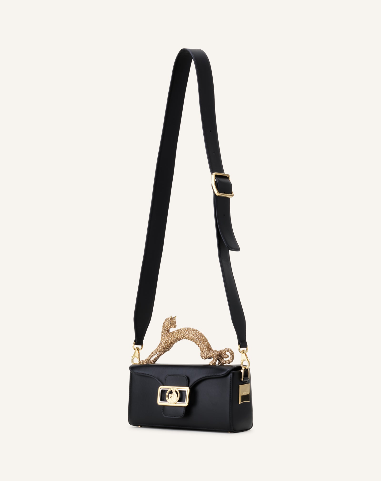 SAC PENCIL CAT NANO EN CUIR AVEC STRASS
