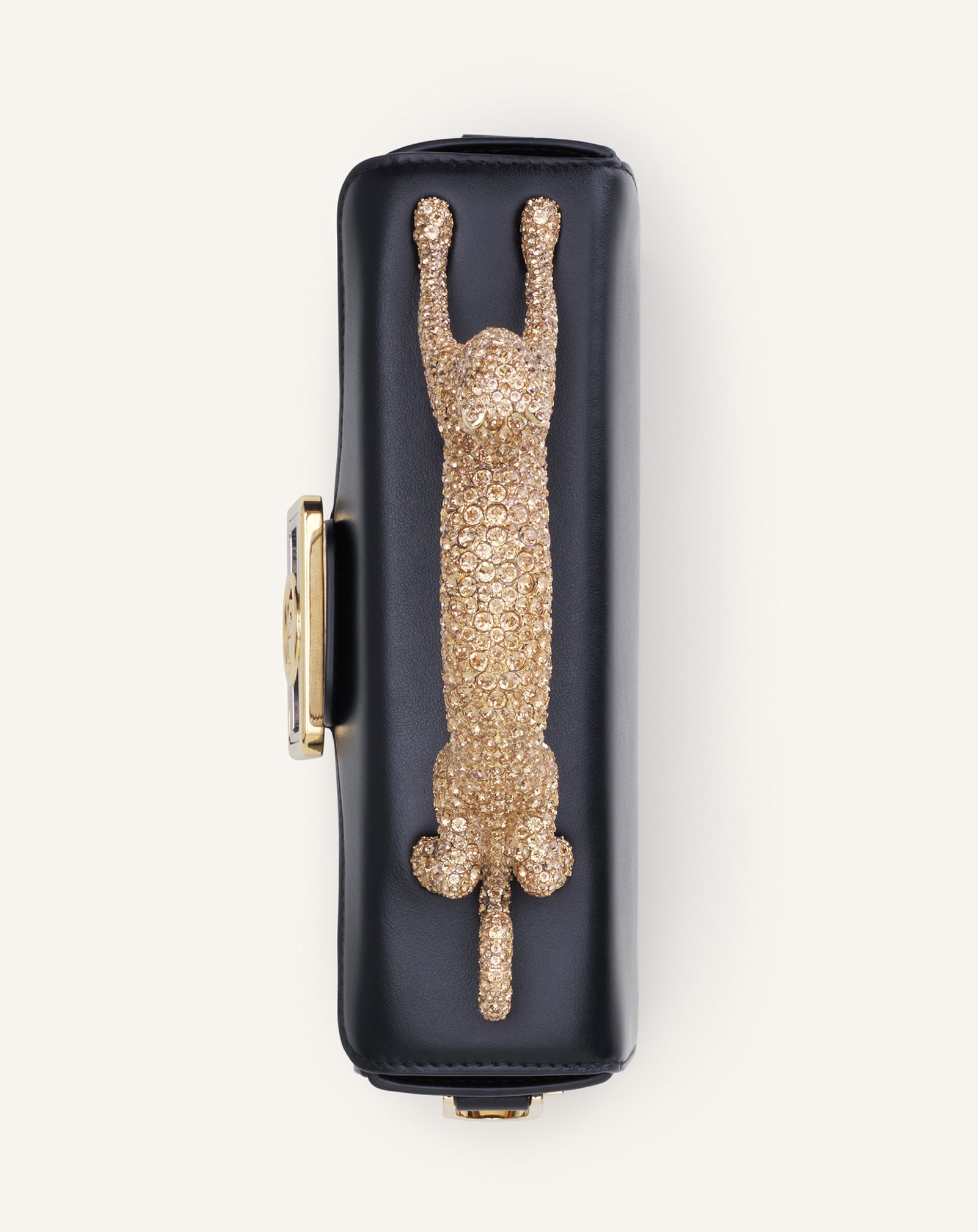 SAC PENCIL CAT NANO EN CUIR AVEC STRASS