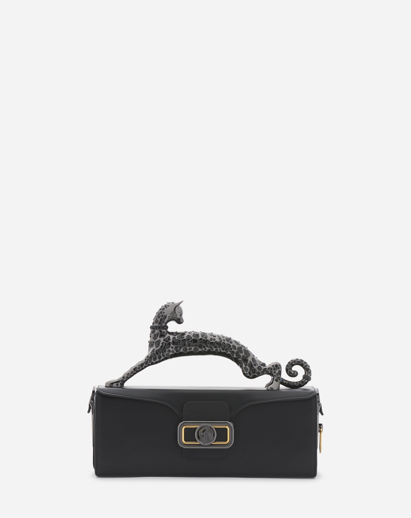 SAC PENCIL CAT EN CUIR