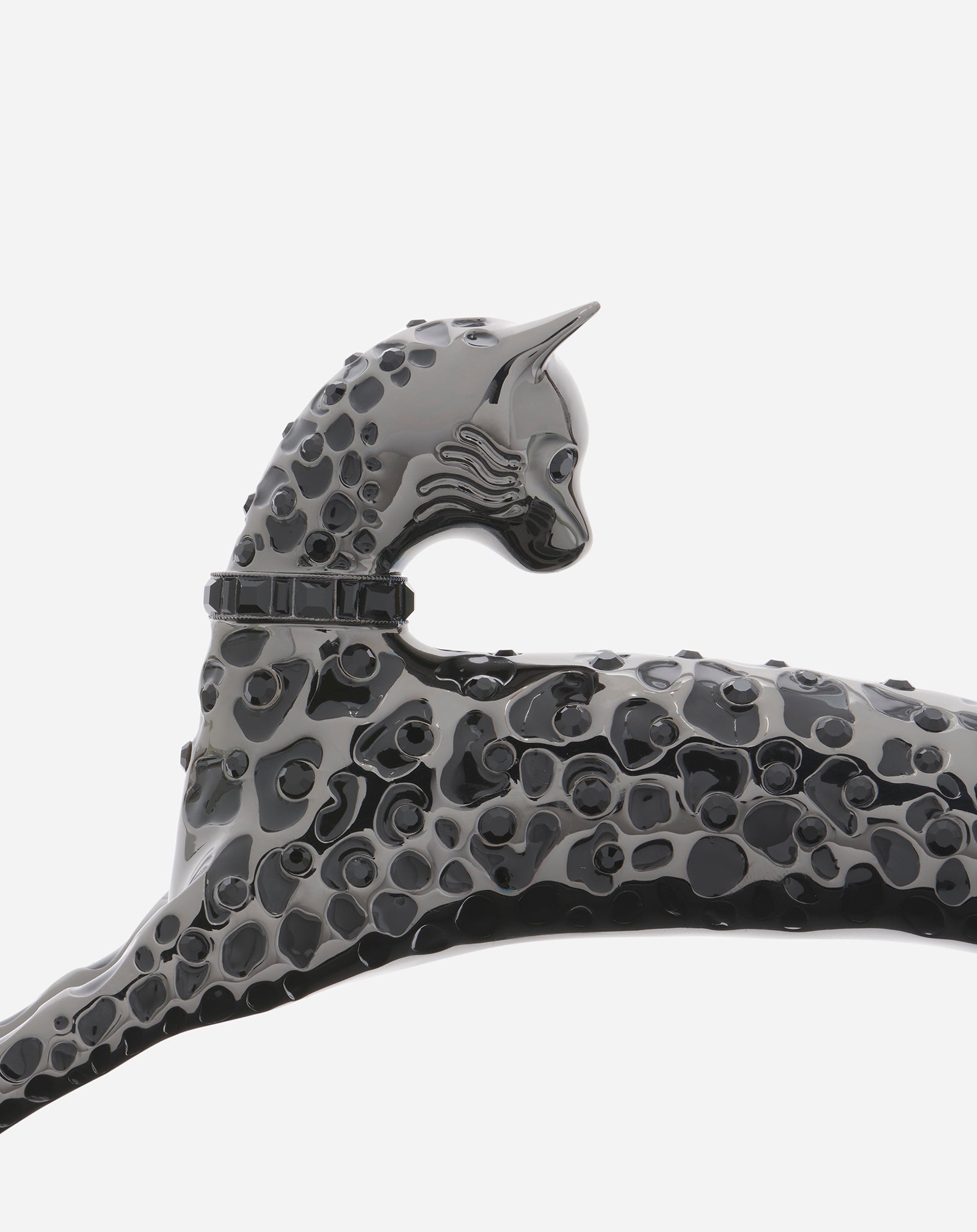 SAC PENCIL CAT EN CUIR NOIR