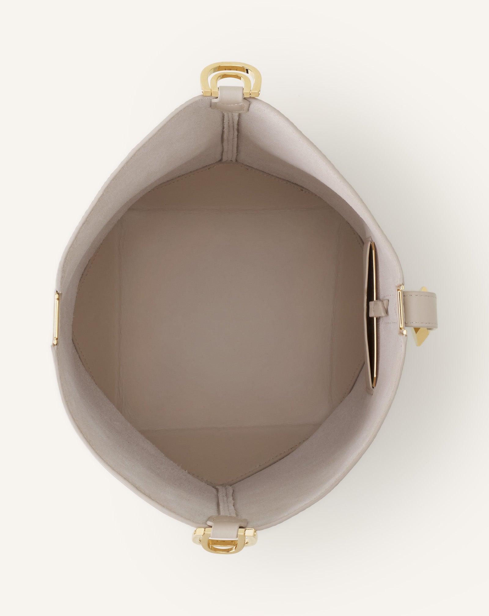 SAC SEAU CATCH BY LANVIN EN CUIR BLANC