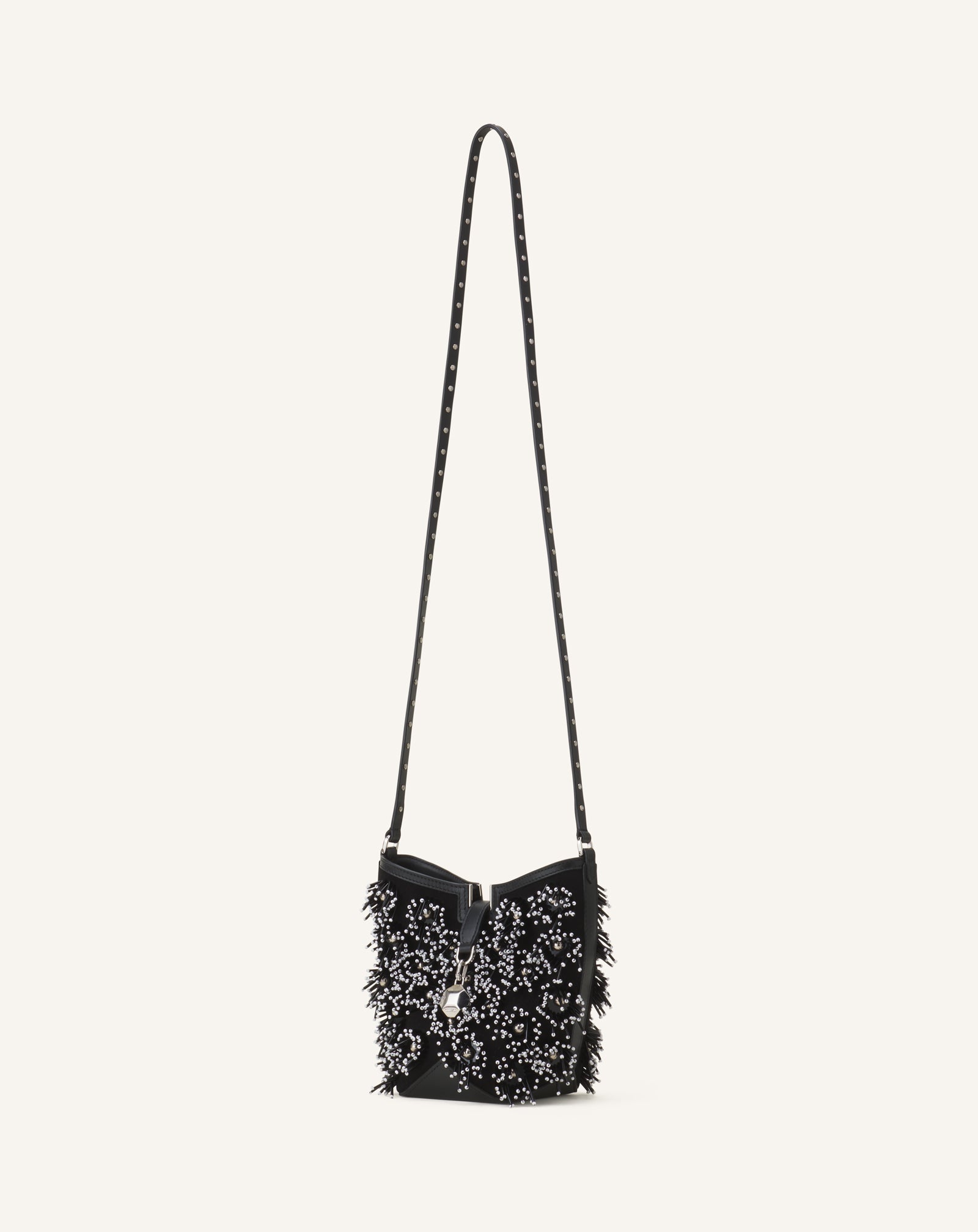 SAC SEAU CATCH BY LANVIN EN CUIR BRODÉ