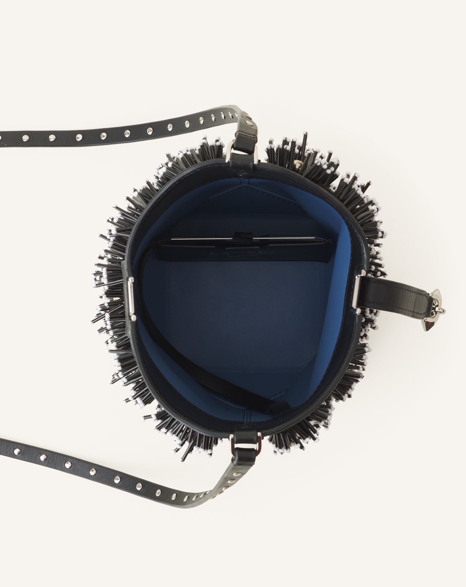 SAC SEAU CATCH BY LANVIN EN CUIR BRODÉ