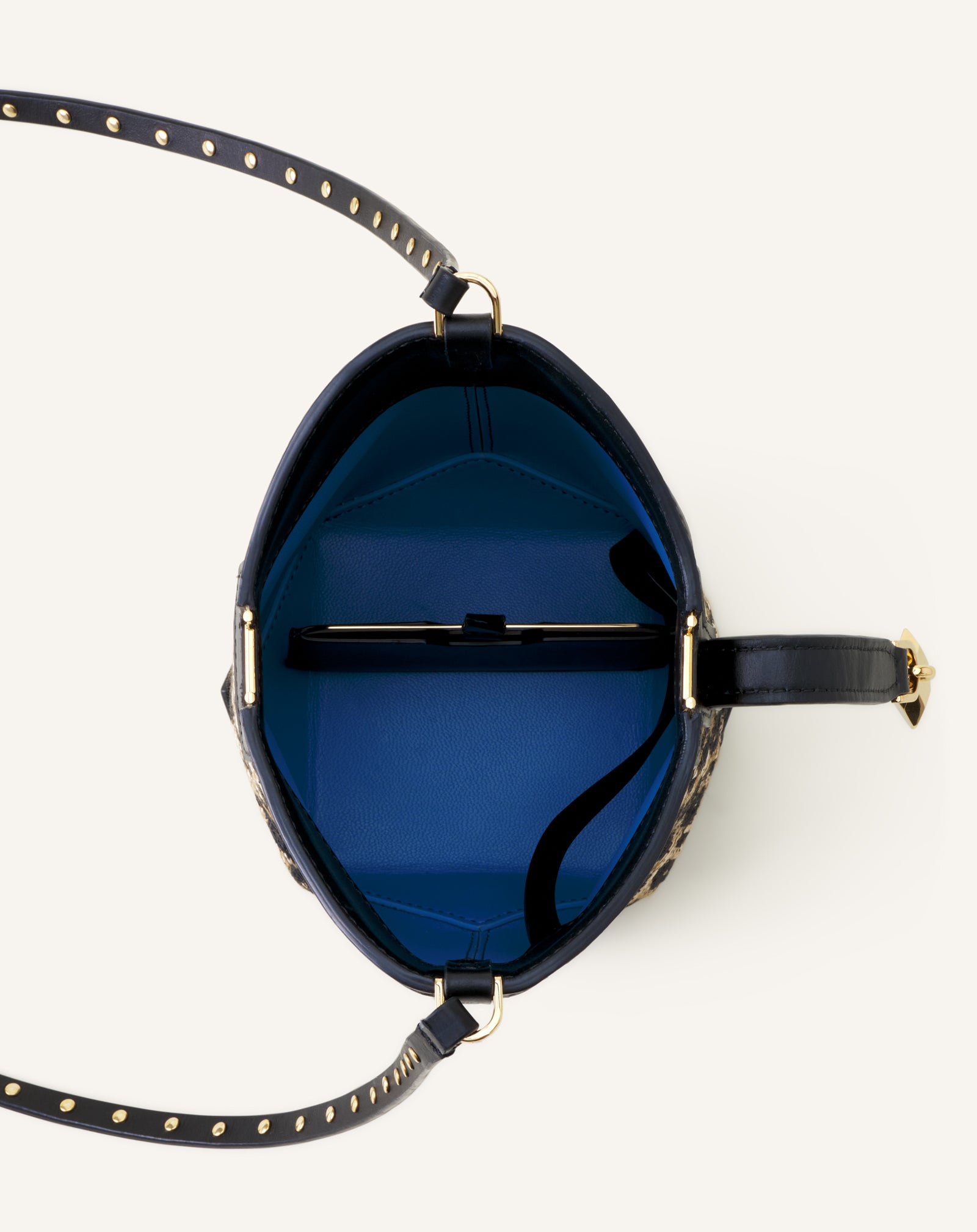 SAC SCEAU CATCH BY LANVIN PM EN RAFIA AVEC SANGLE BEIGE