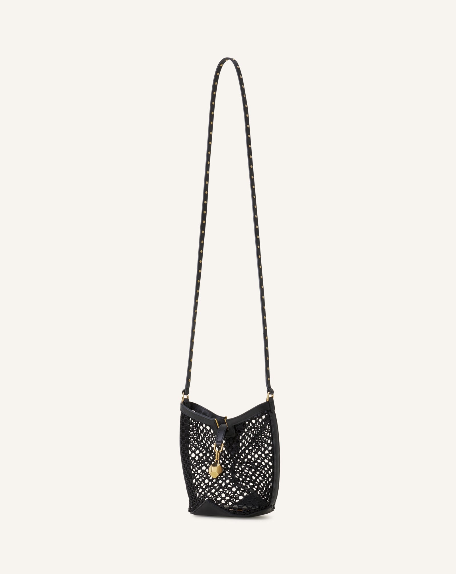 SAC SEAU NANO CATCH BY LANVIN EN RÉSILLE BLANC