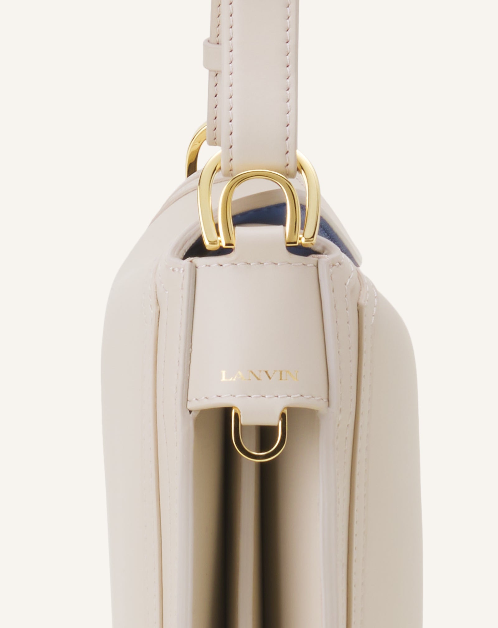 SAC COMPAGNON EN CUIR BLANC