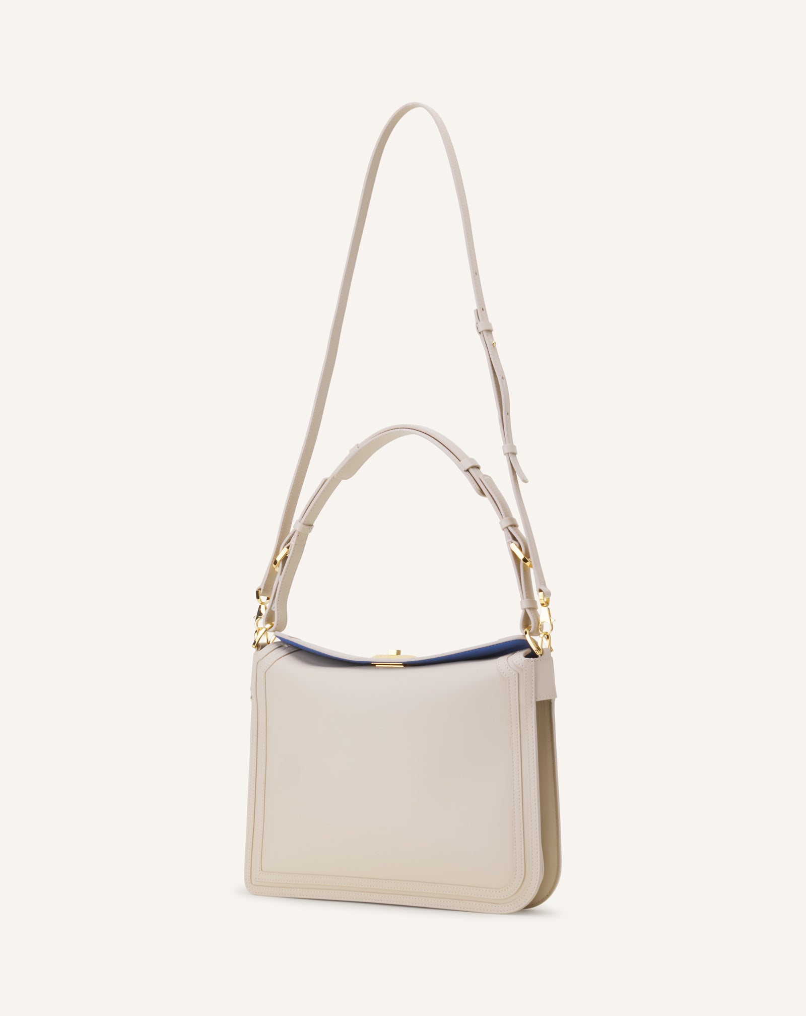 SAC COMPAGNON EN CUIR BLANC