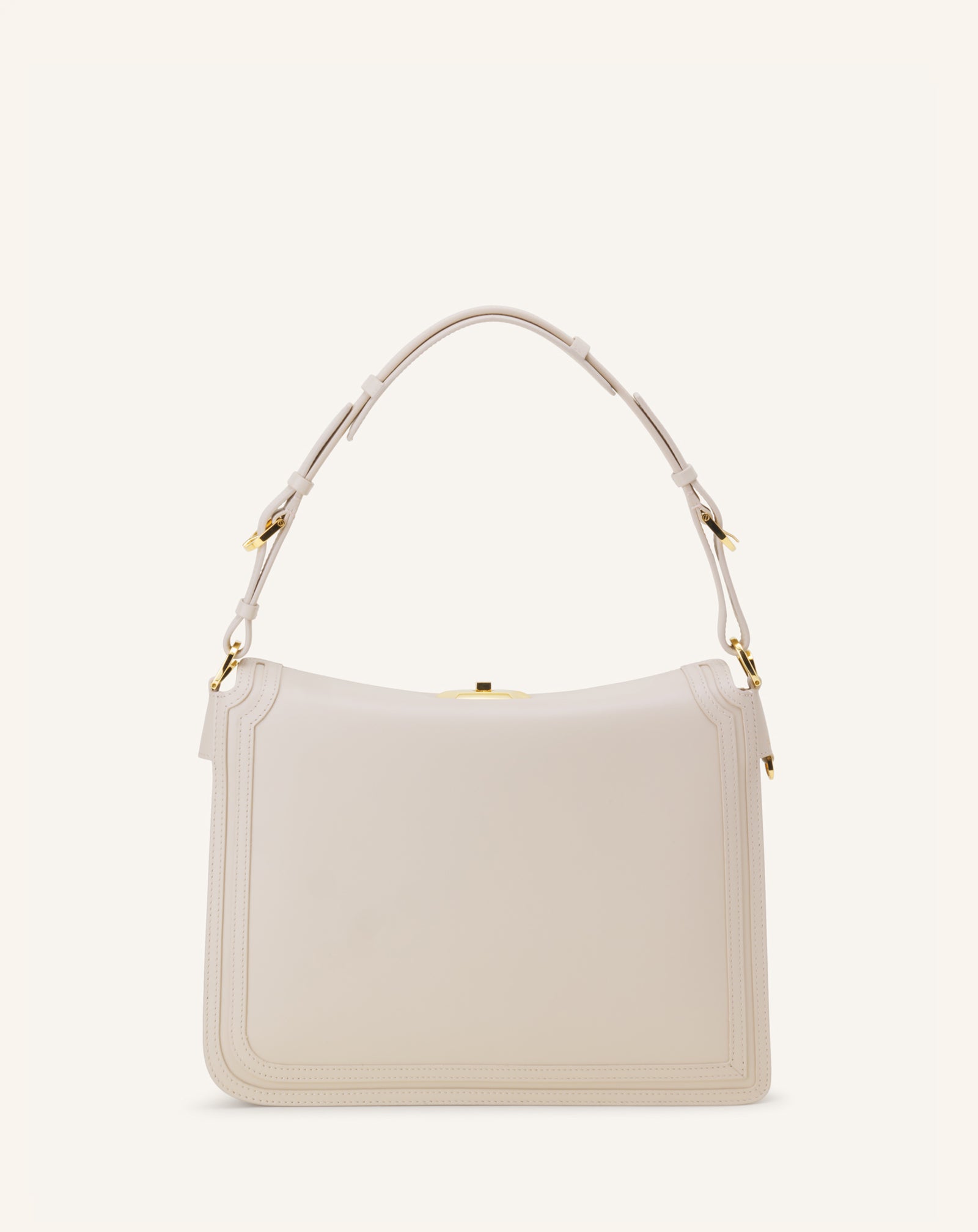 SAC COMPAGNON EN CUIR BLANC