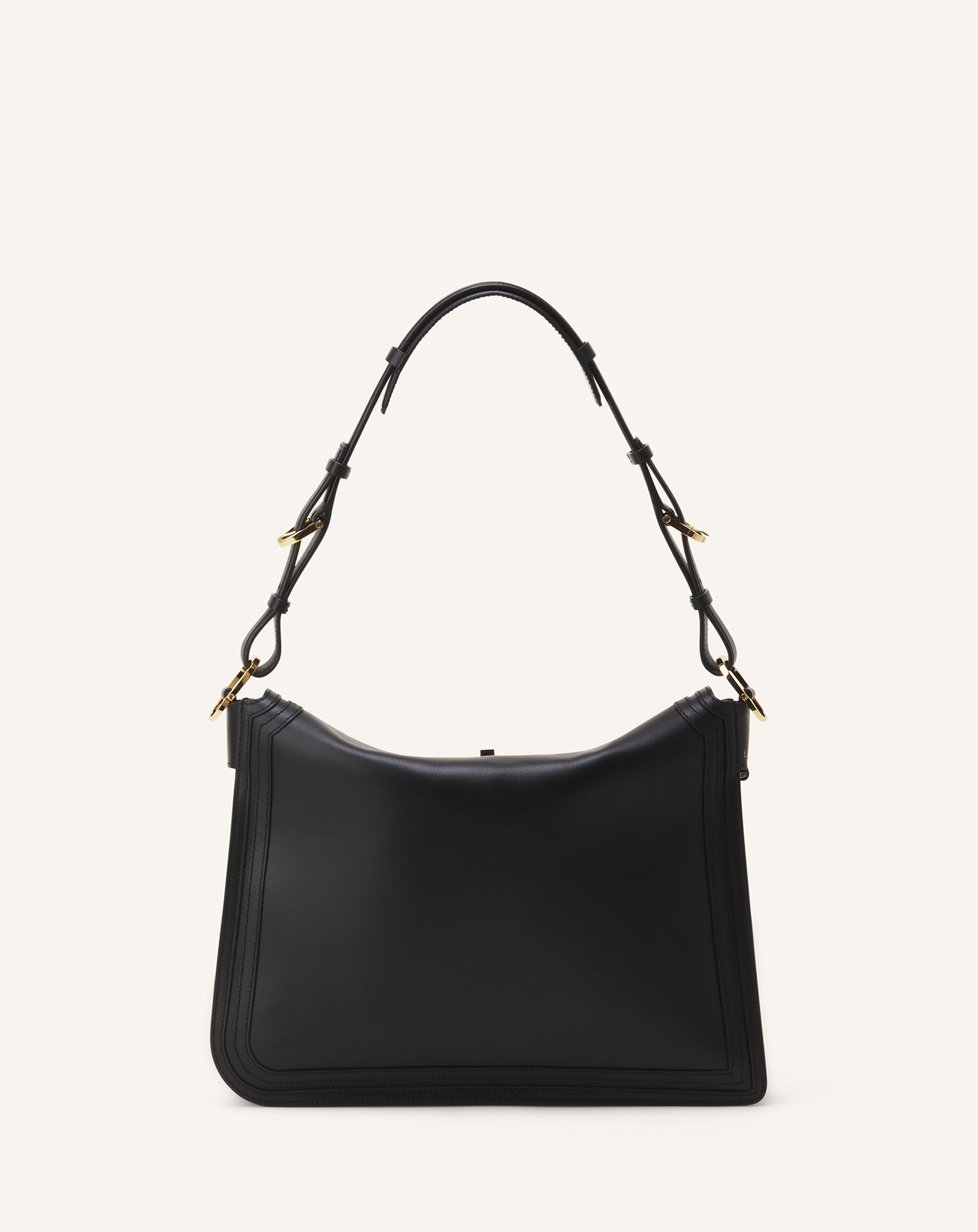 SAC COMPAGNON EN CUIR NOIR