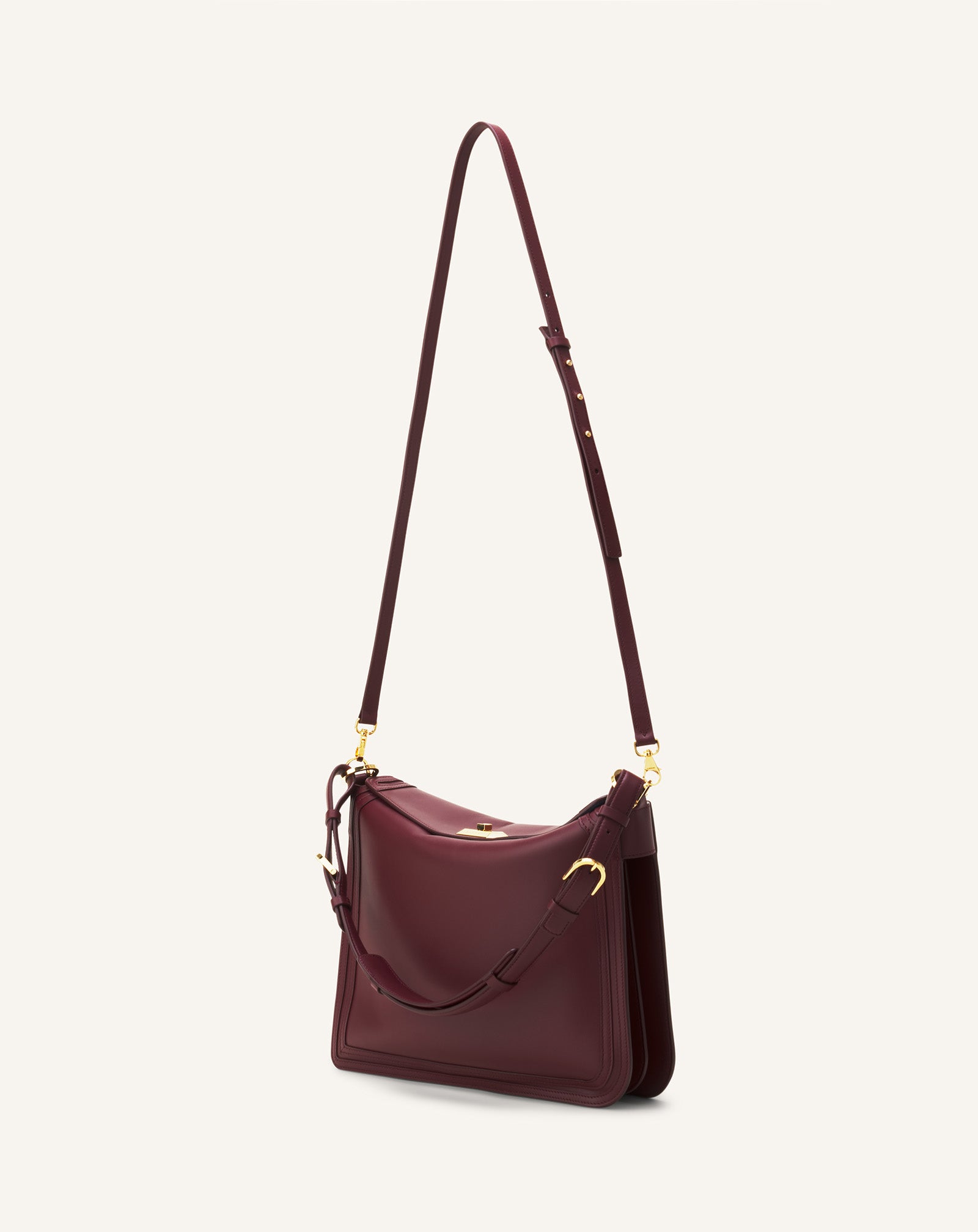 SAC COMPAGNON EN CUIR MARRON