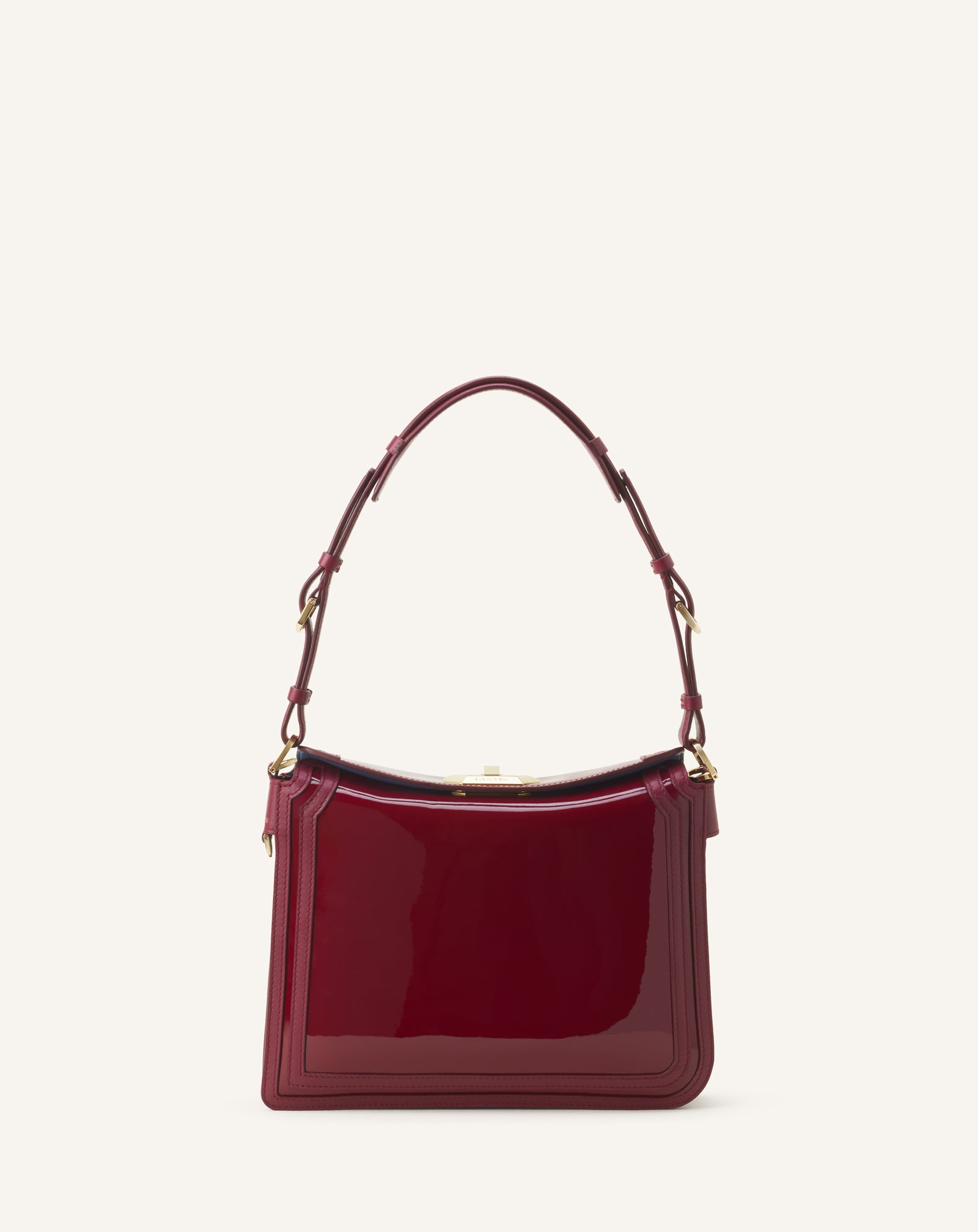 SAC COMPAGNON 20 EN CUIR VERNIS ROUGE