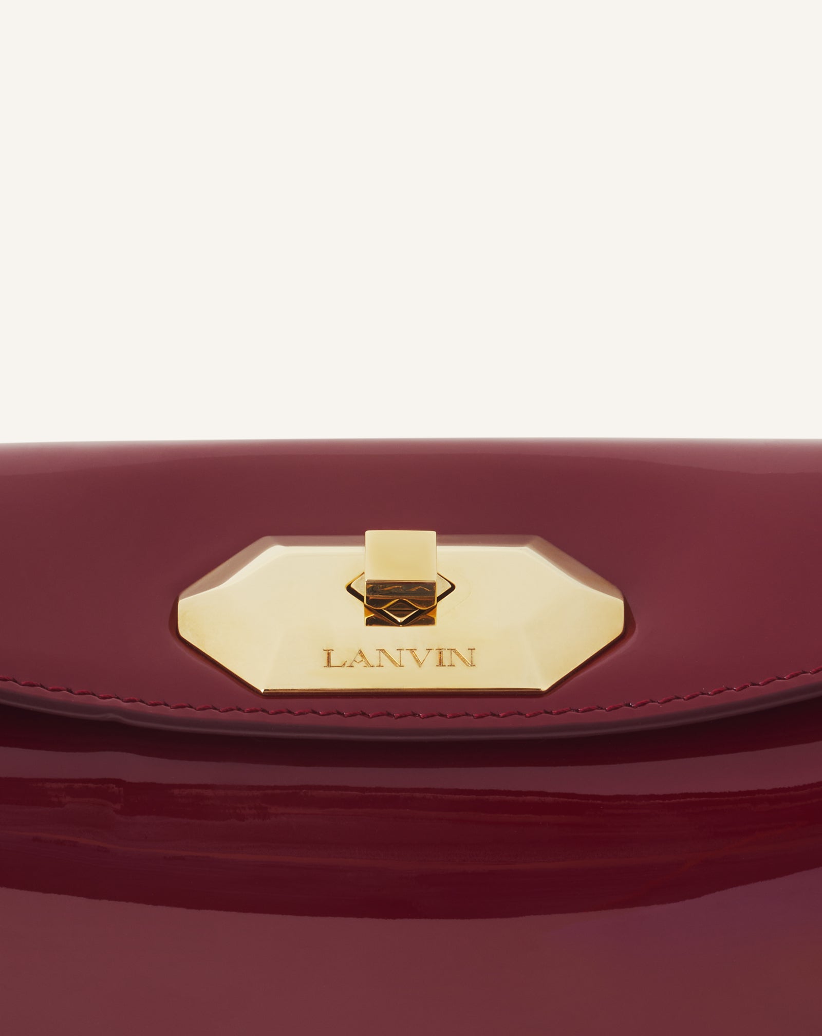 SAC COMPAGNON 20 EN CUIR VERNIS ROUGE