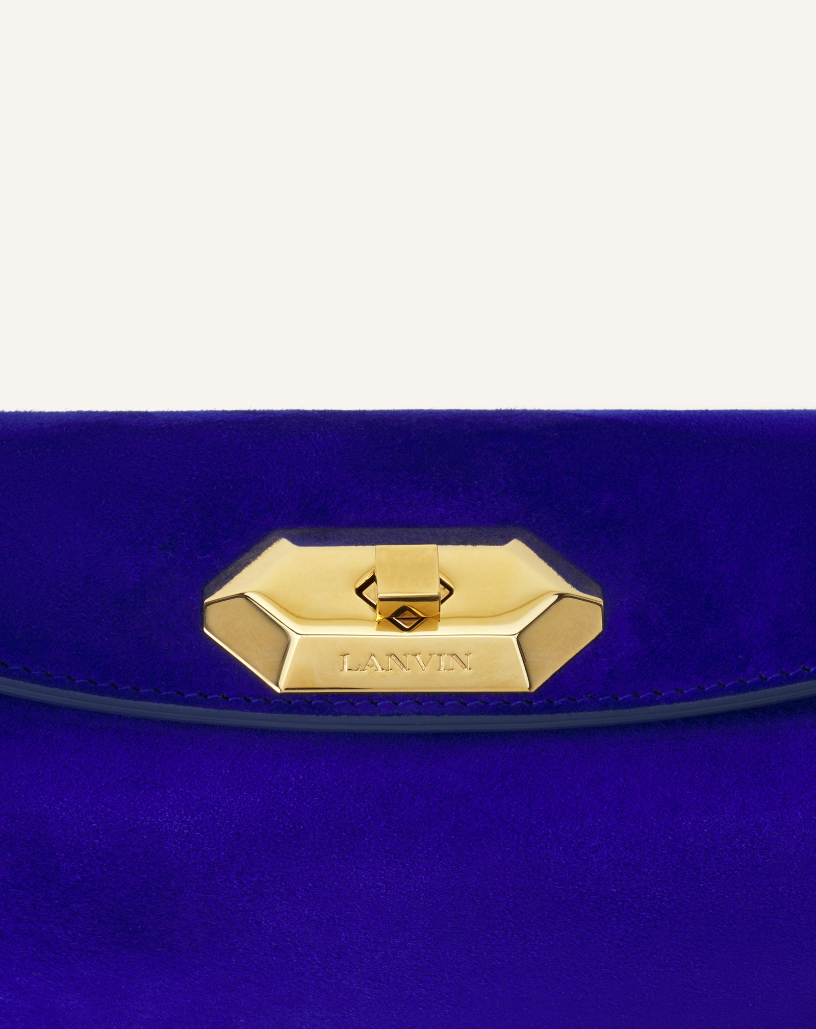 SAC COMPAGNON 20 EN DAIM BLEU