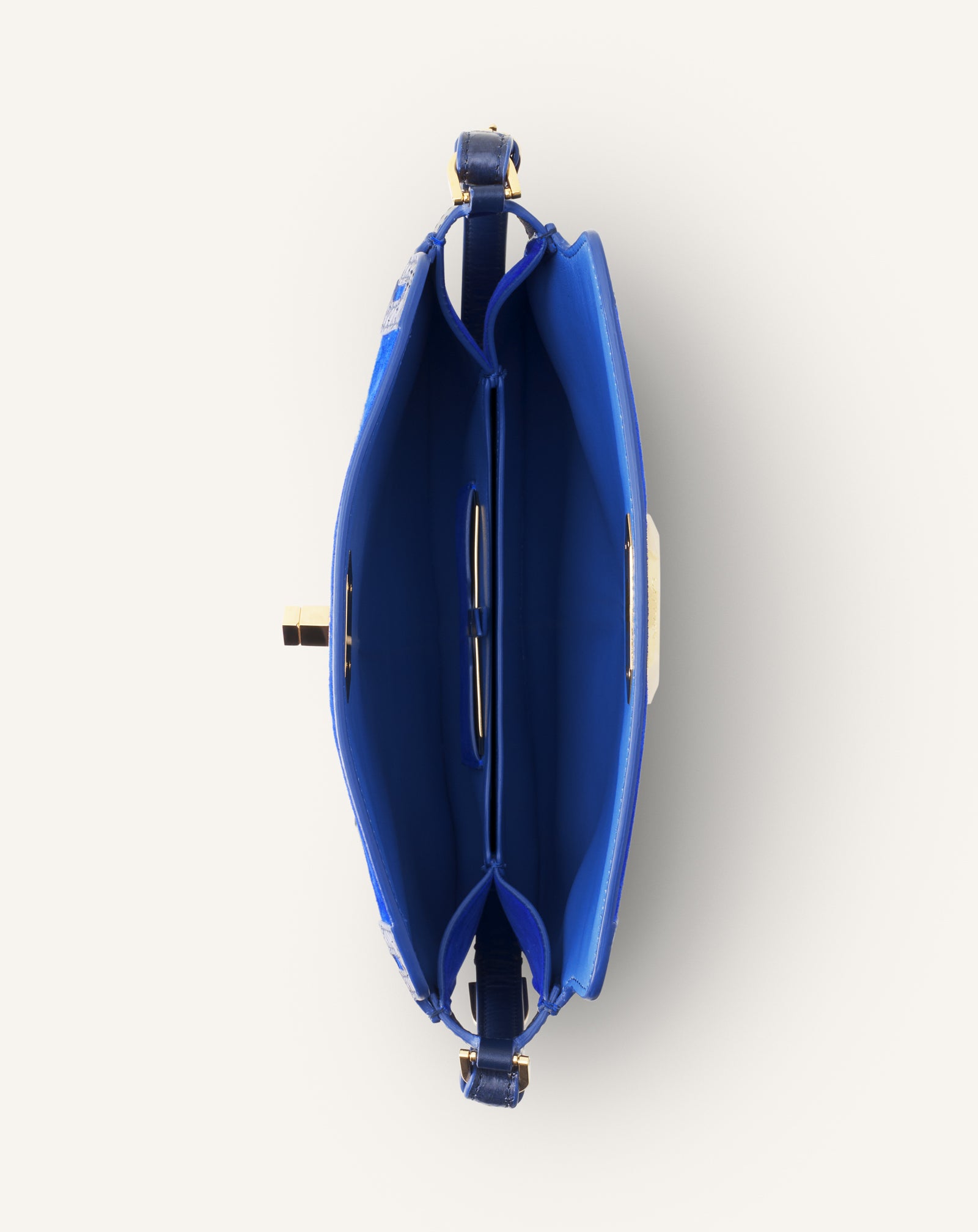 SAC COMPAGNON 20 EN DAIM BLEU