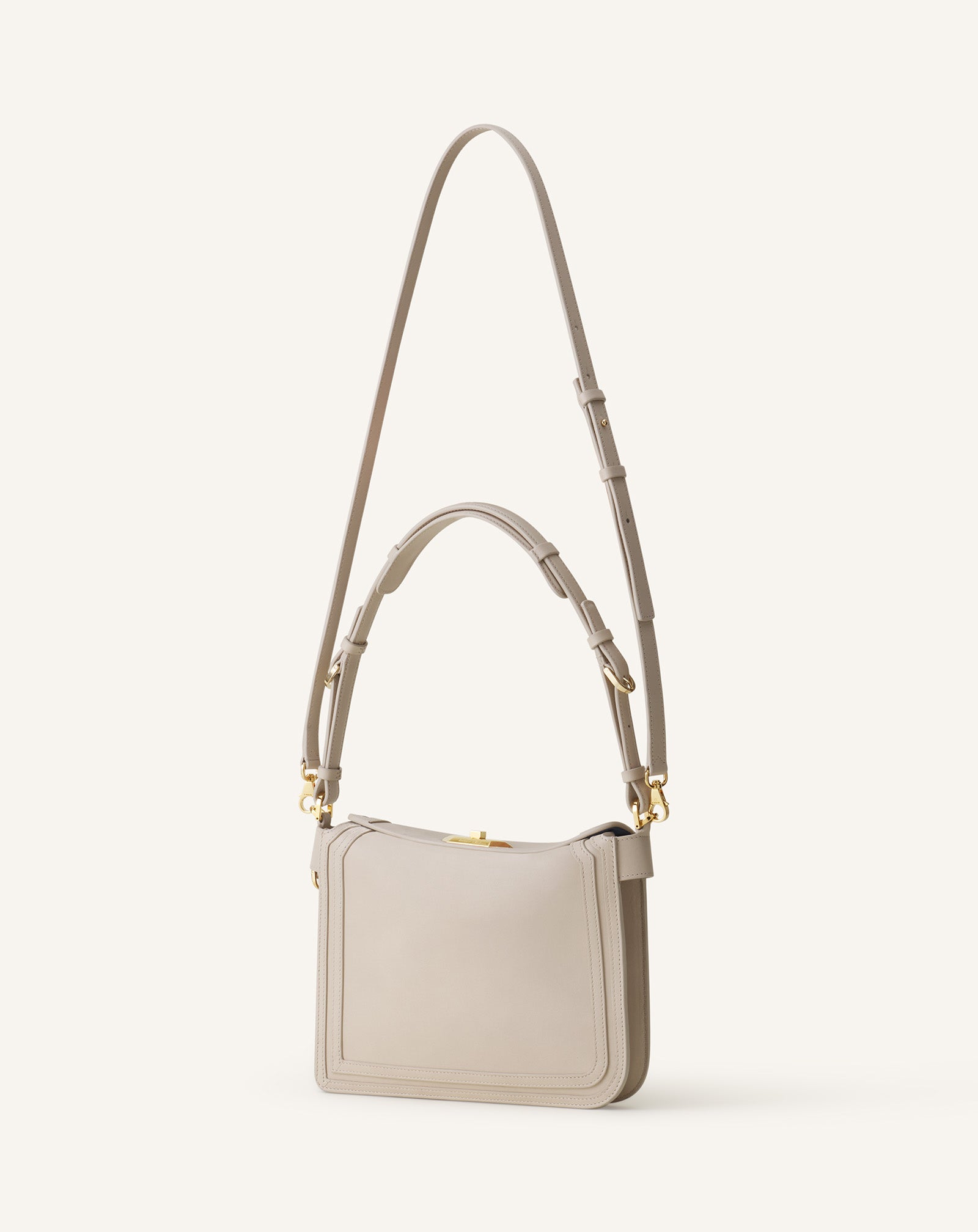 SAC COMPAGNON 20 EN CUIR BLANC