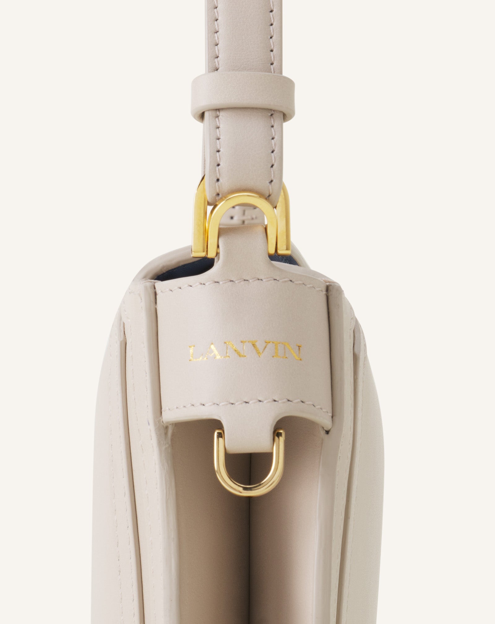 WHITE COMPAGNON 20 BAG IN LEATHER