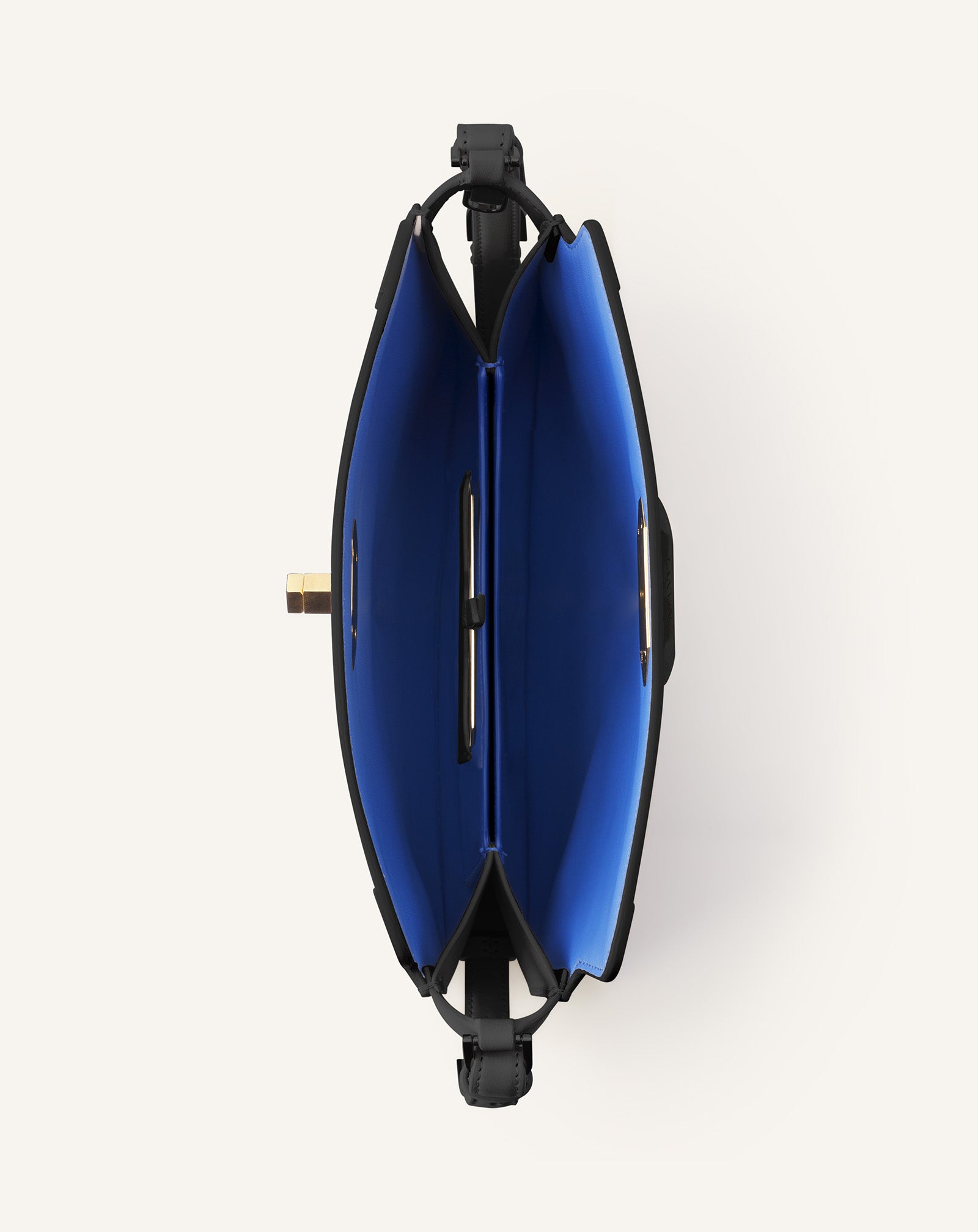 SAC EPAULE ASYMETRIQUE COMPAGNON PM EN CUIR NOIR