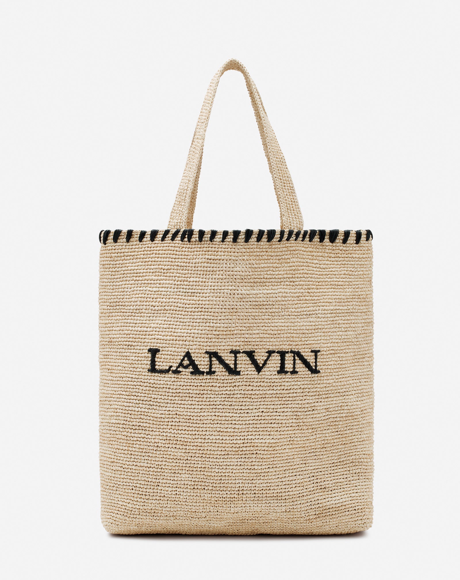 SAC CABAS LANVIN EN RAPHIA