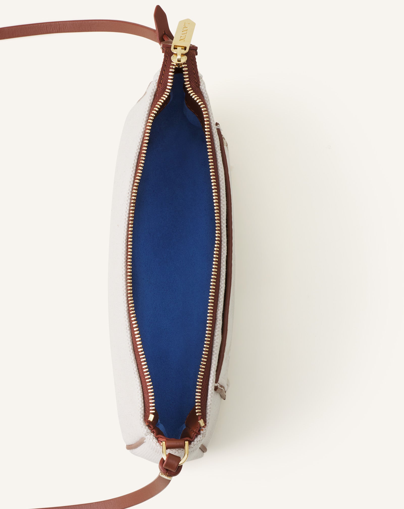 COMPAGNON SMALL ZIPPED SHOLDER BAG IN CANVAS