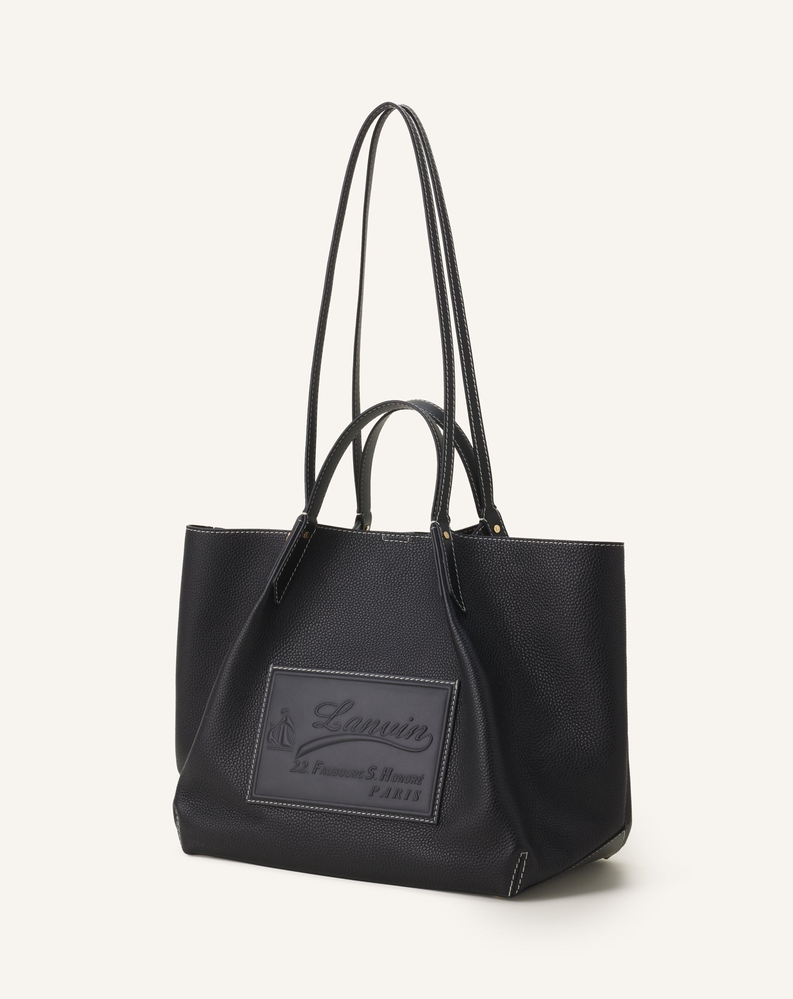 SAC CABAS CATCH BY LANVIN NOIR