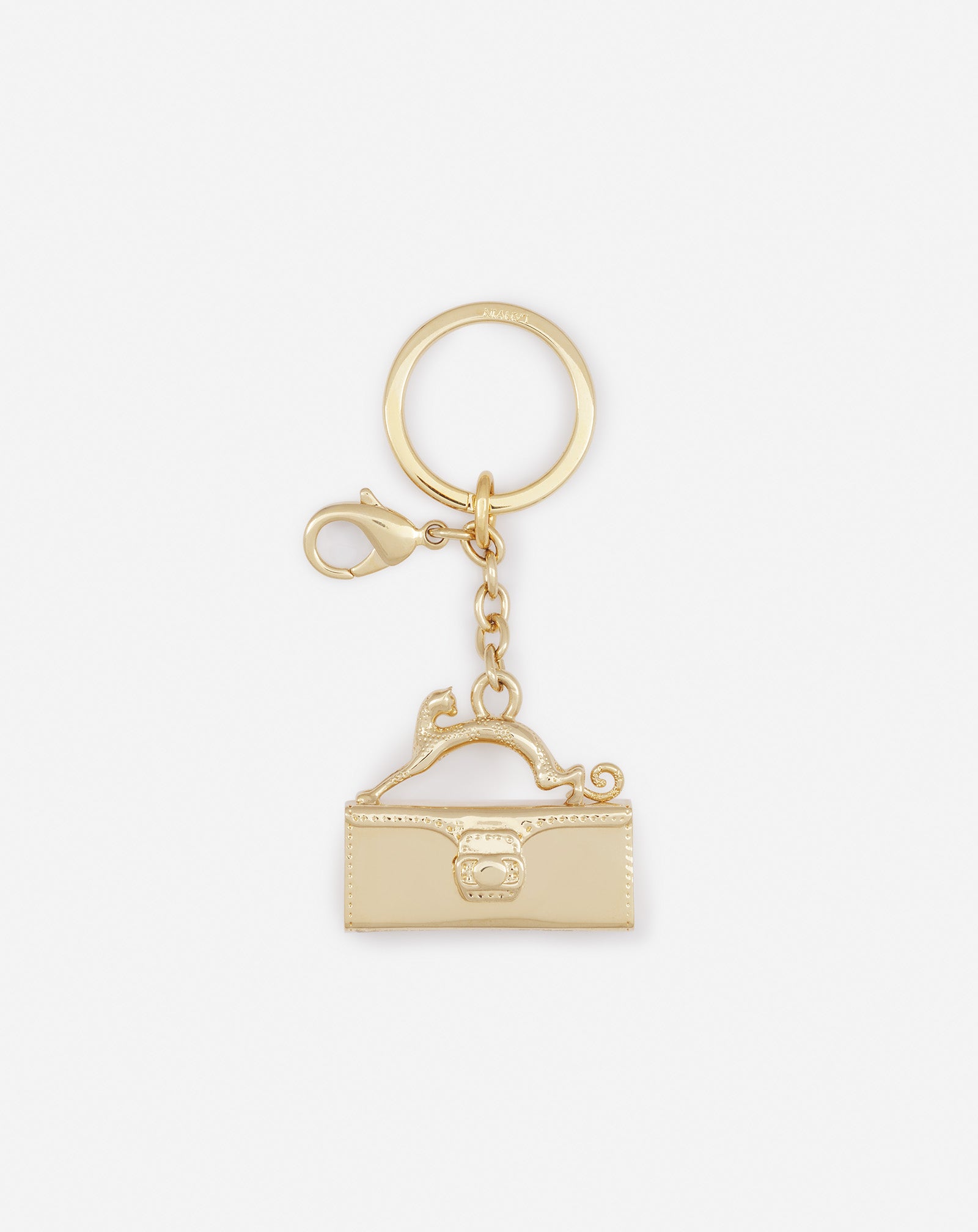PORTE CLES PENCIL CAT EN LAITON