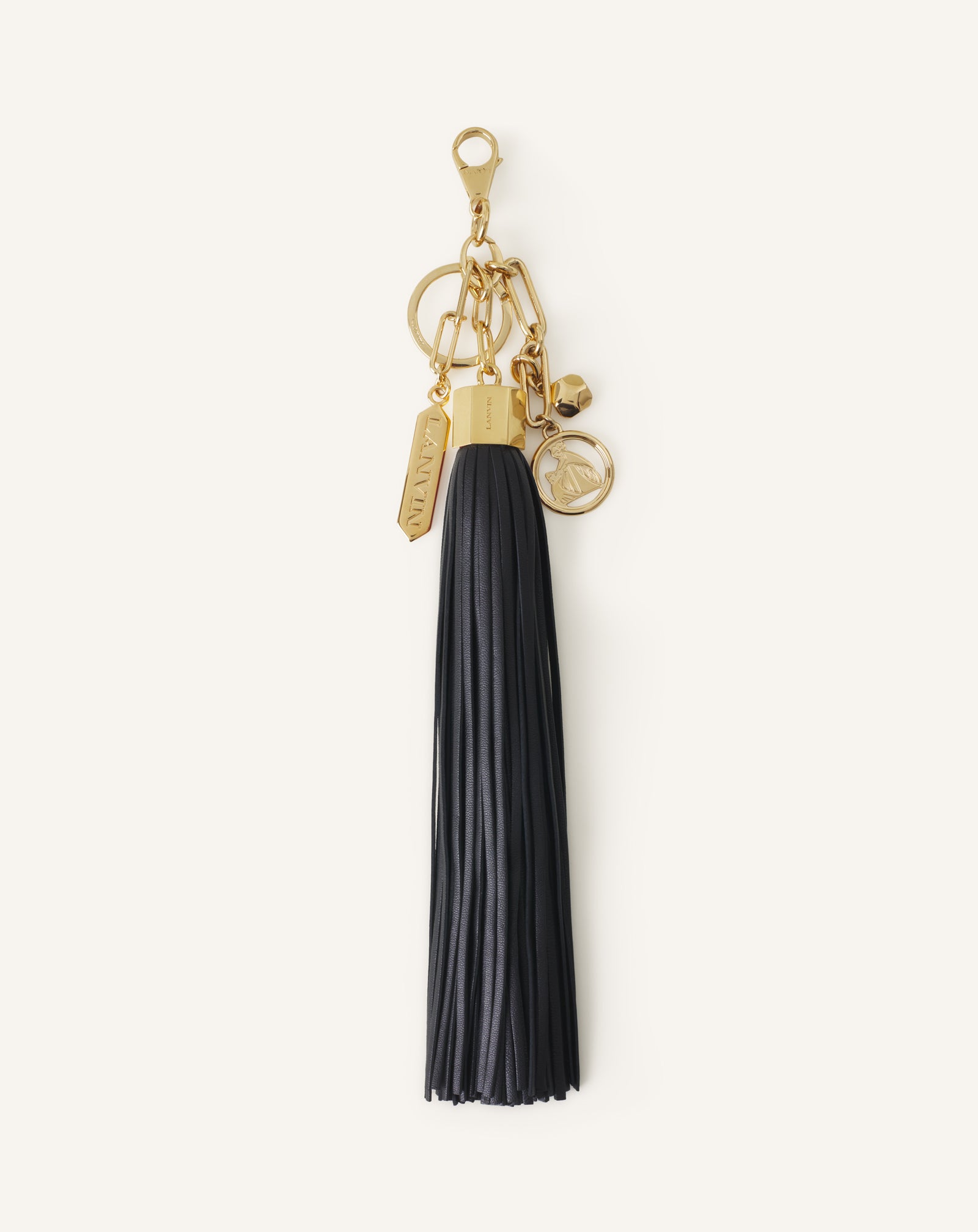 ACCESSOIRE DE SAC POMPON LARGE EN CUIR