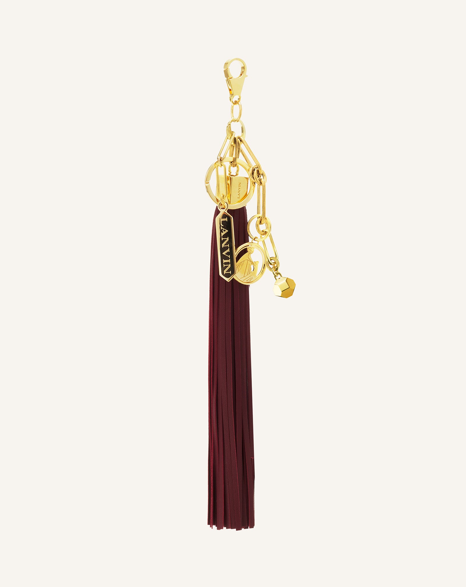 ACCESSOIRE DE SAC POMPON LARGE EN CUIR