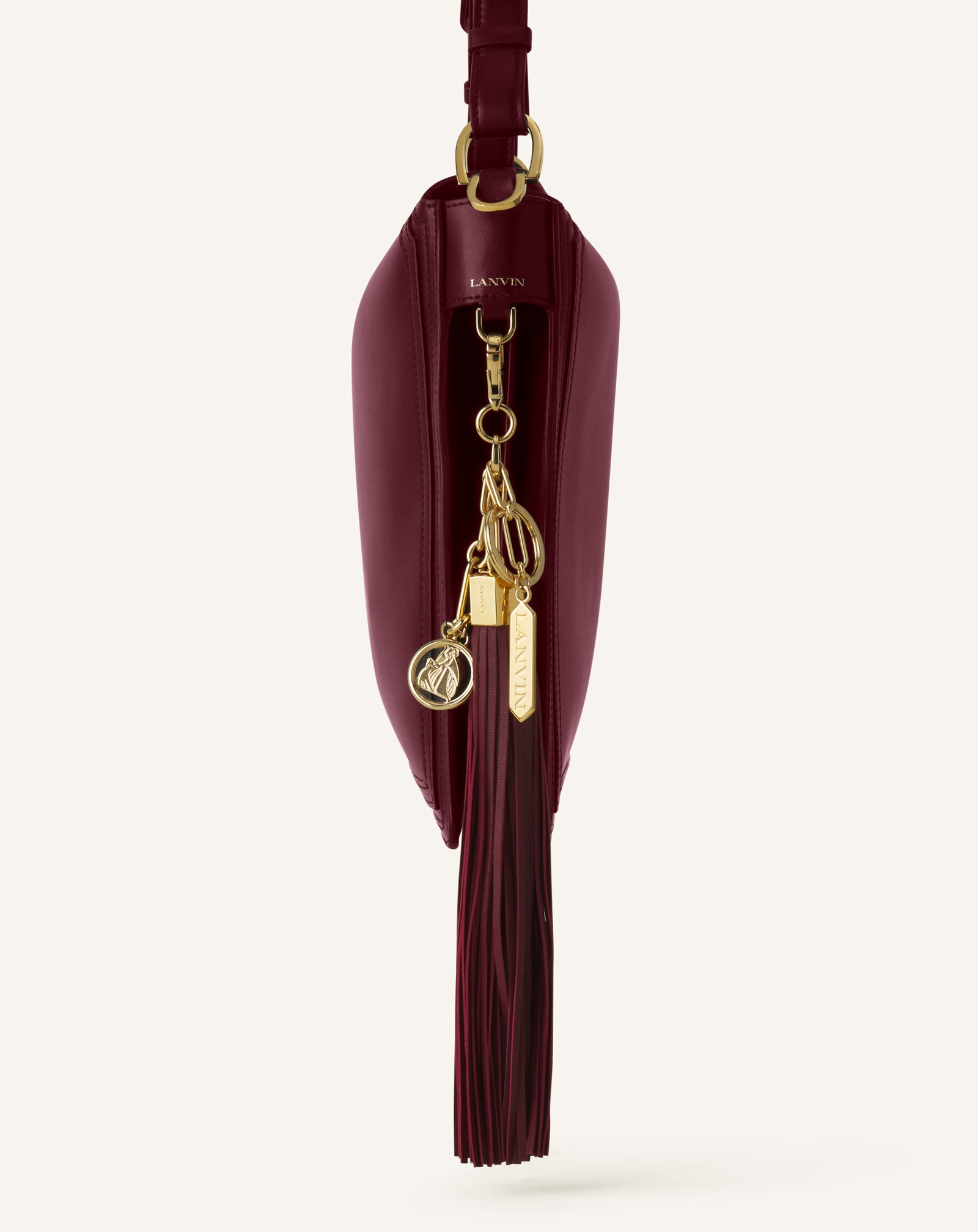 ACCESSOIRE DE SAC POMPON LARGE EN CUIR