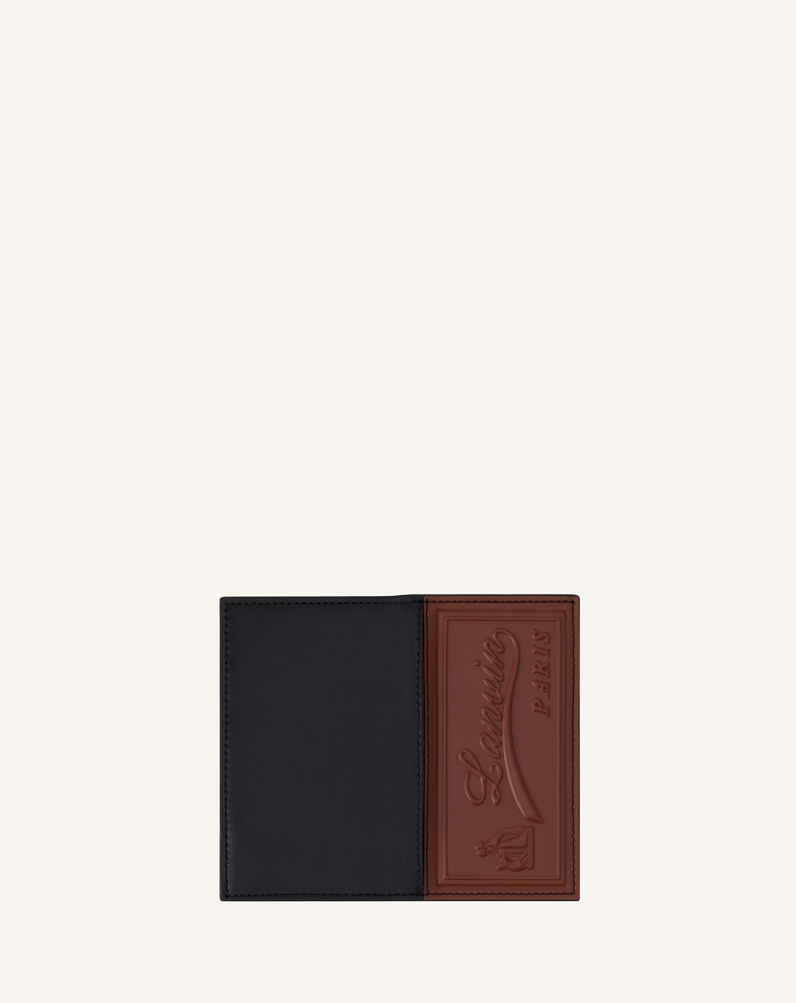 PORTE CARTES 2 VOLETS CATCH BY LANVIN EN CUIR