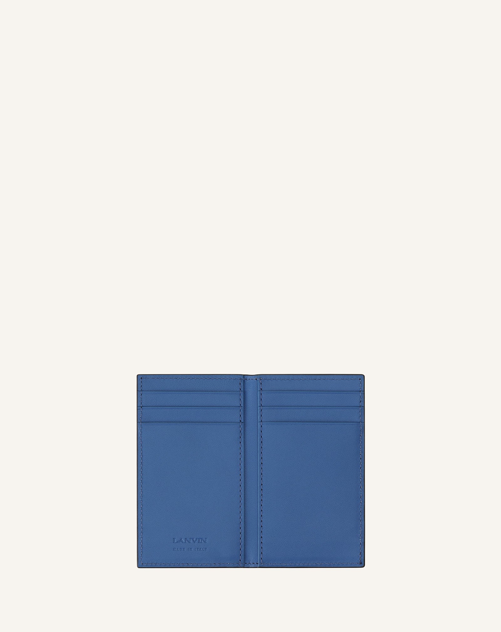 PORTE CARTES 2 VOLETS CATCH BY LANVIN EN CUIR
