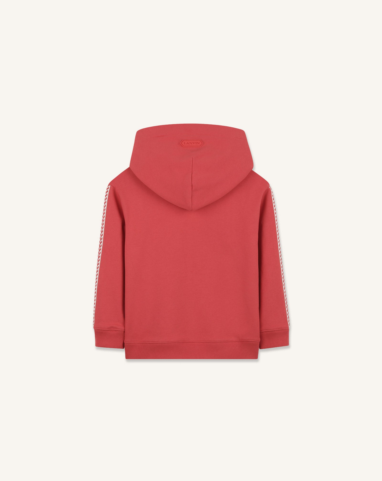 HOODIE LANVIN CURB BRODÉ EN COTON ROUGE