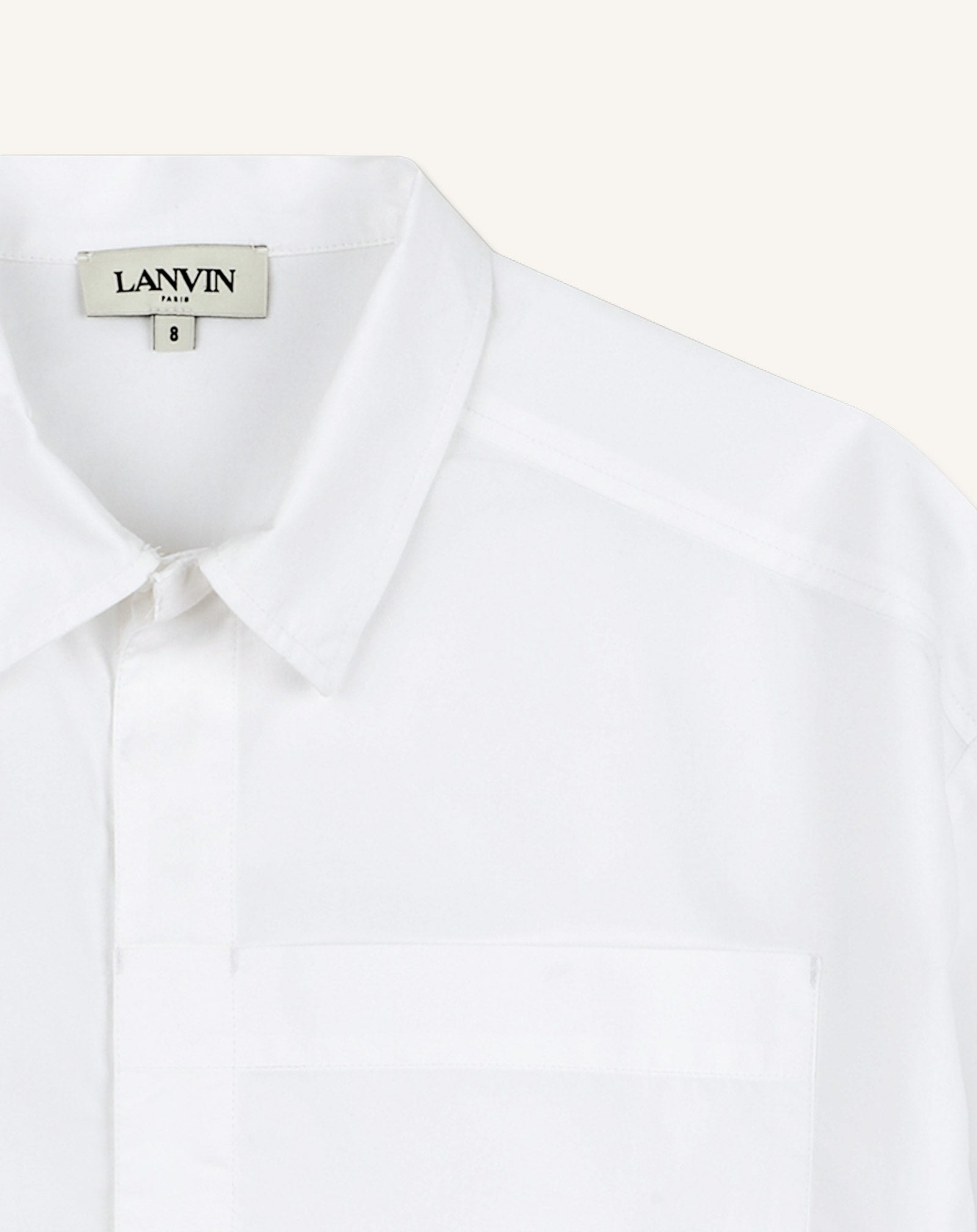 CHEMISE AMPLE EN COTON BLANC