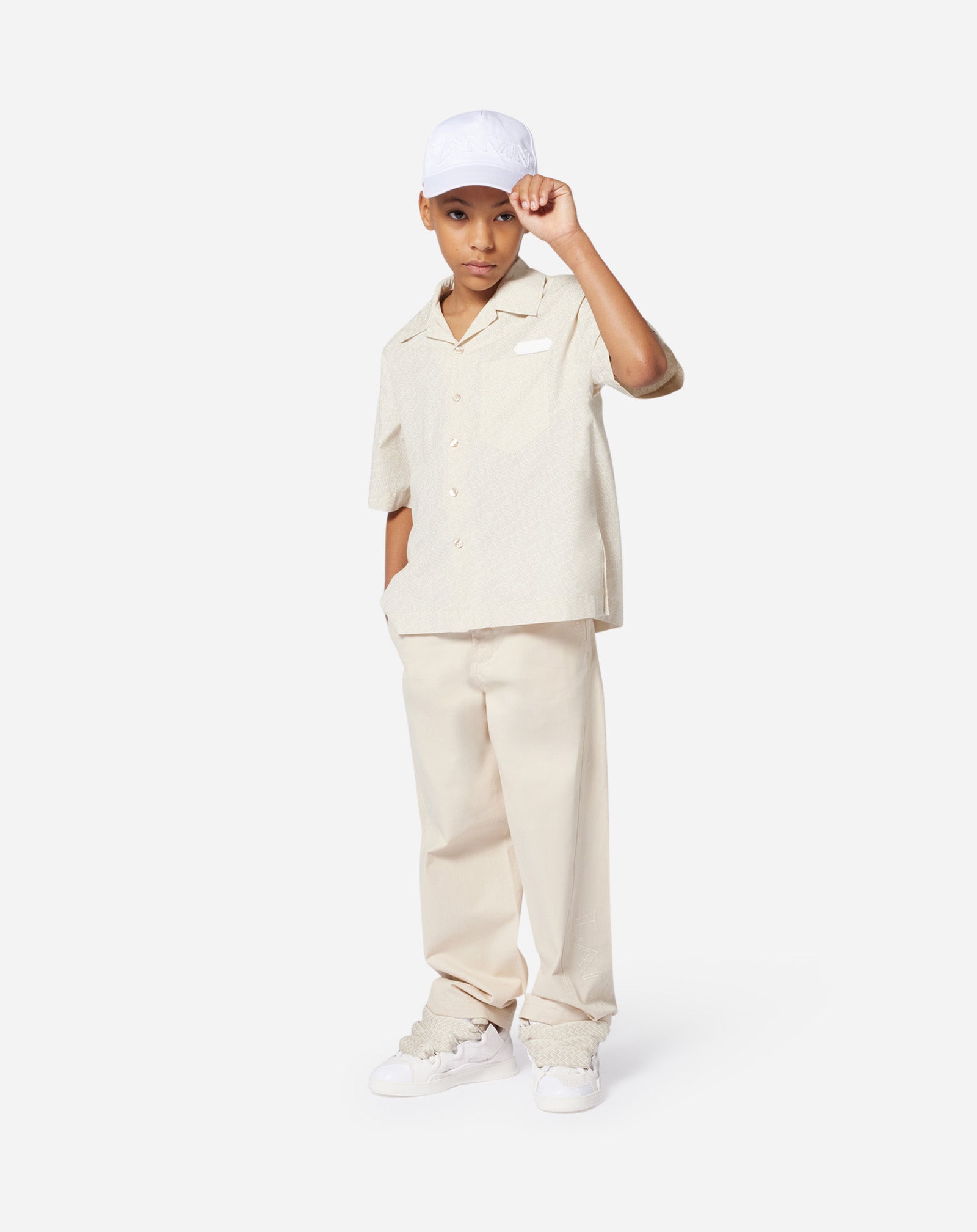 PANTALON LARGE EN COTON ENFANT