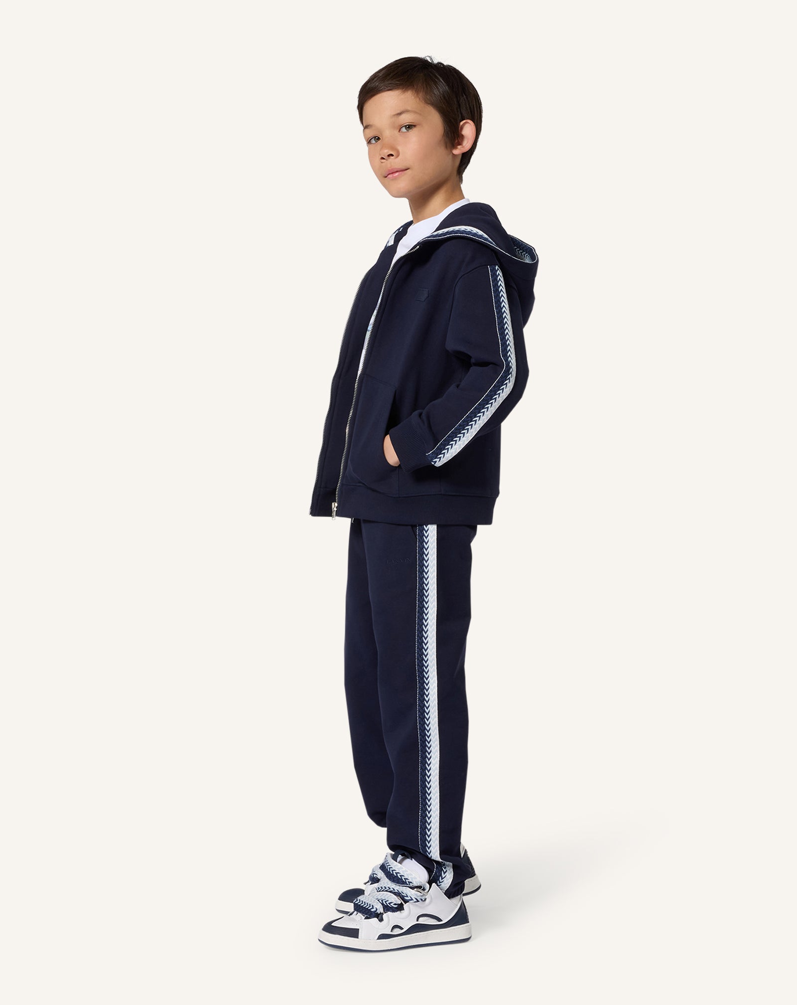 JOGGING CURB EN COTON NOIR