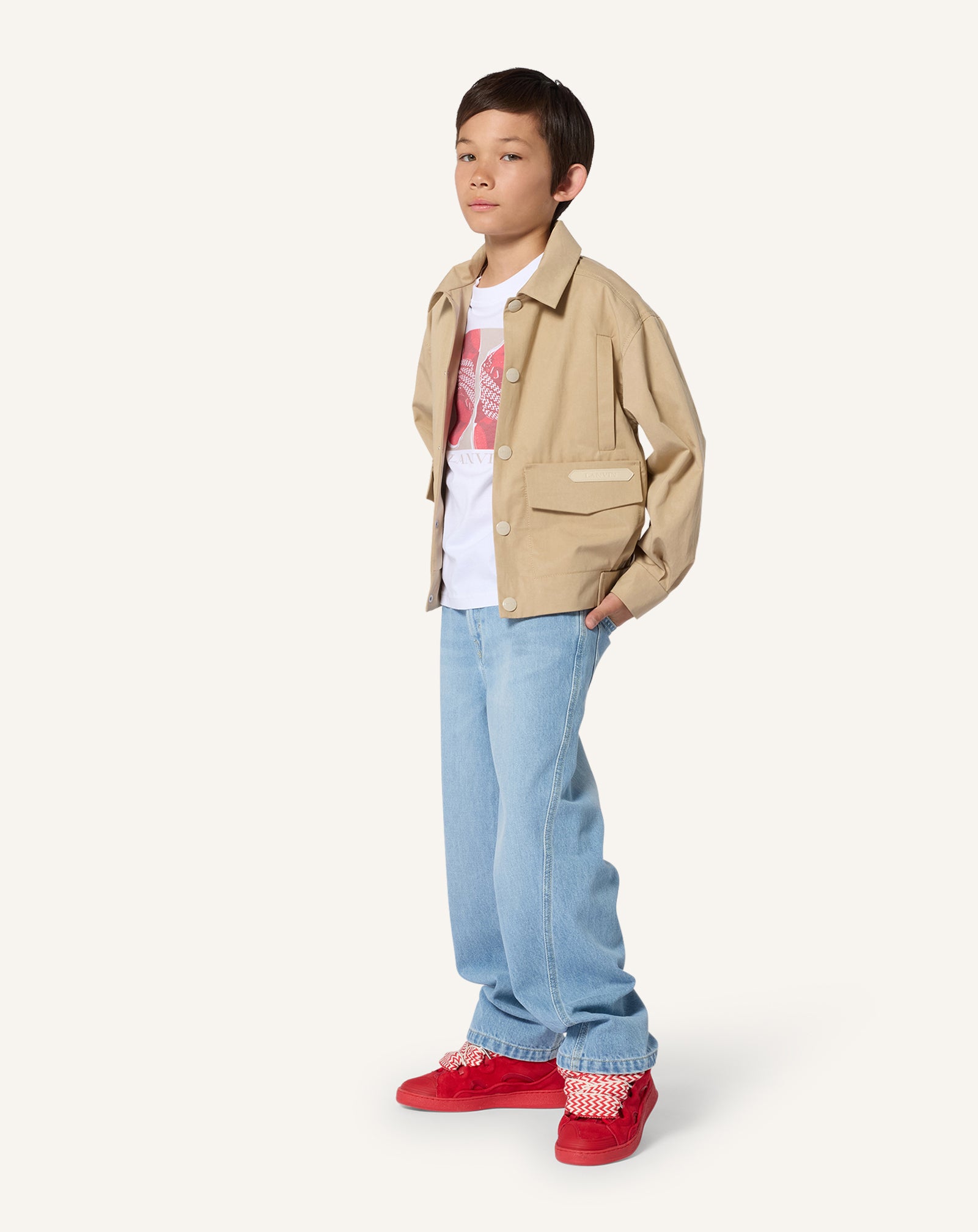 PANTALON TWISTÉ EN DENIM