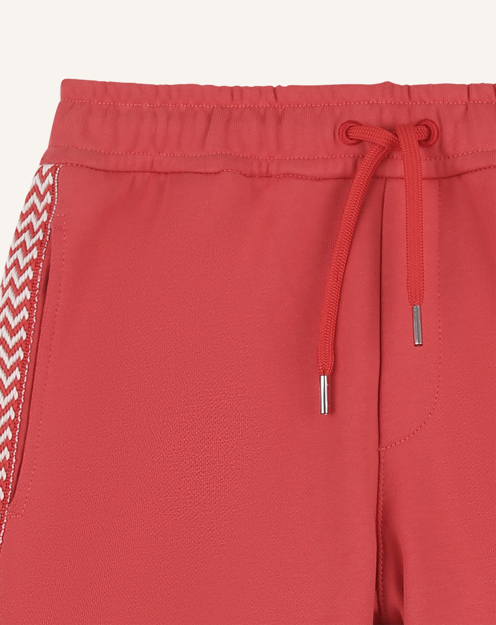 BERMUDA LANVIN CURB EN COTON ROUGE