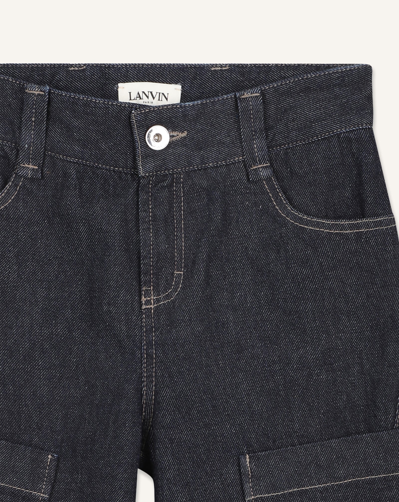 BERMUDA EN JEAN BLEU