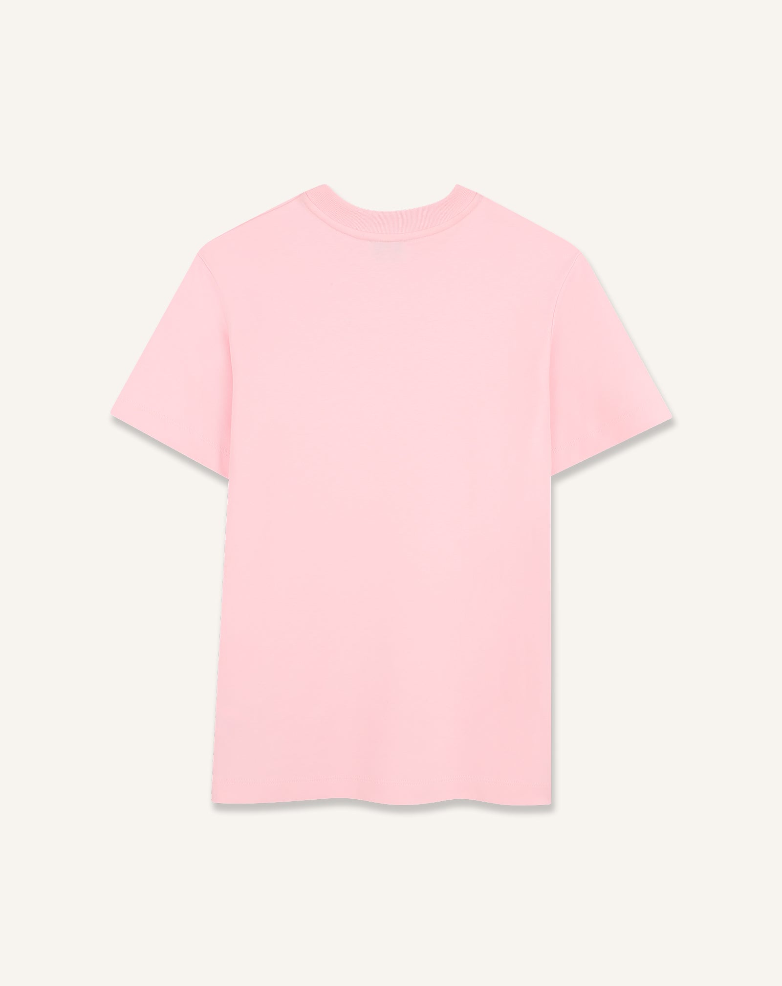 ROBE T-SHIRT EN COTON ROSE