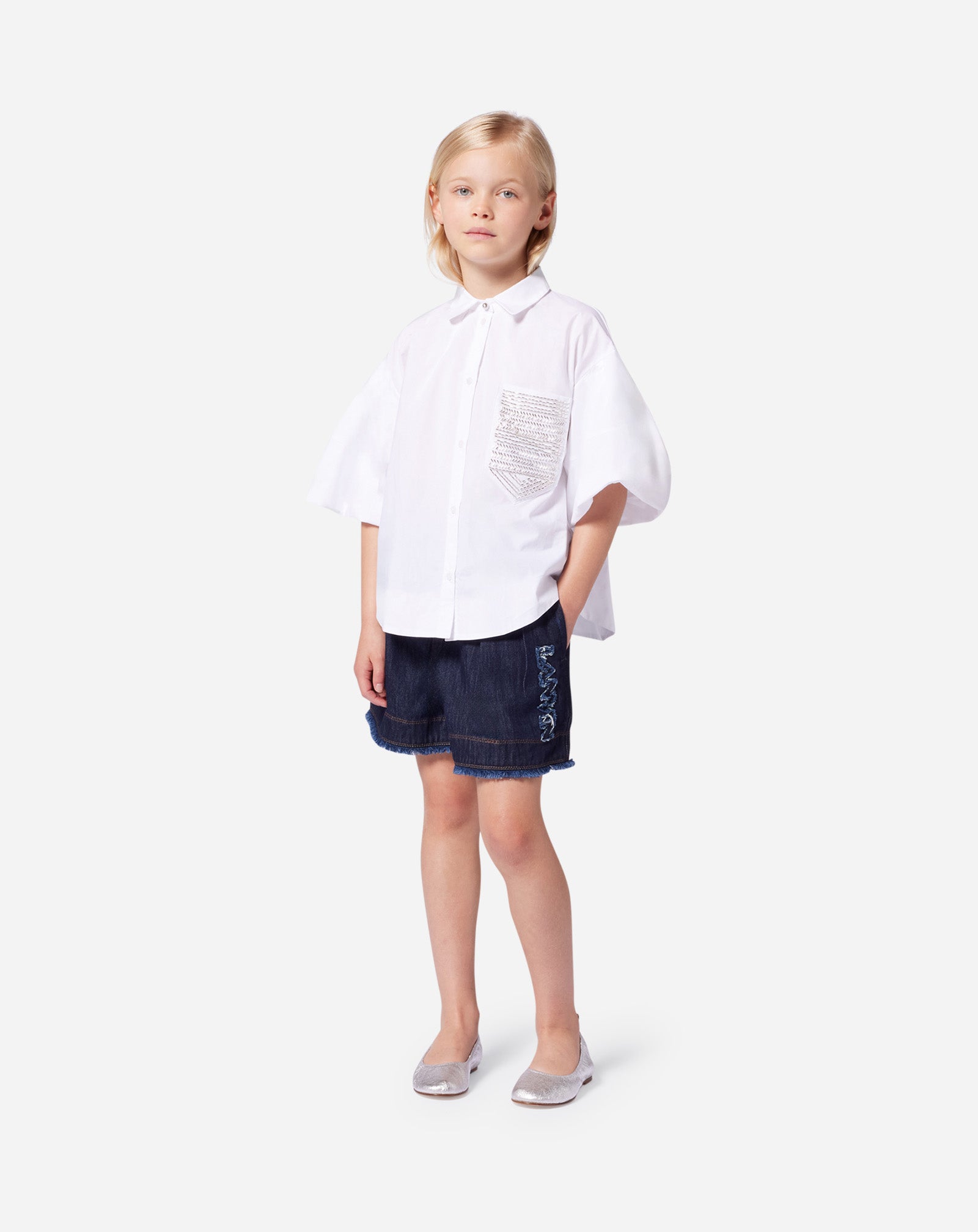SHORT EN JEAN SIGLÉ ENFANT