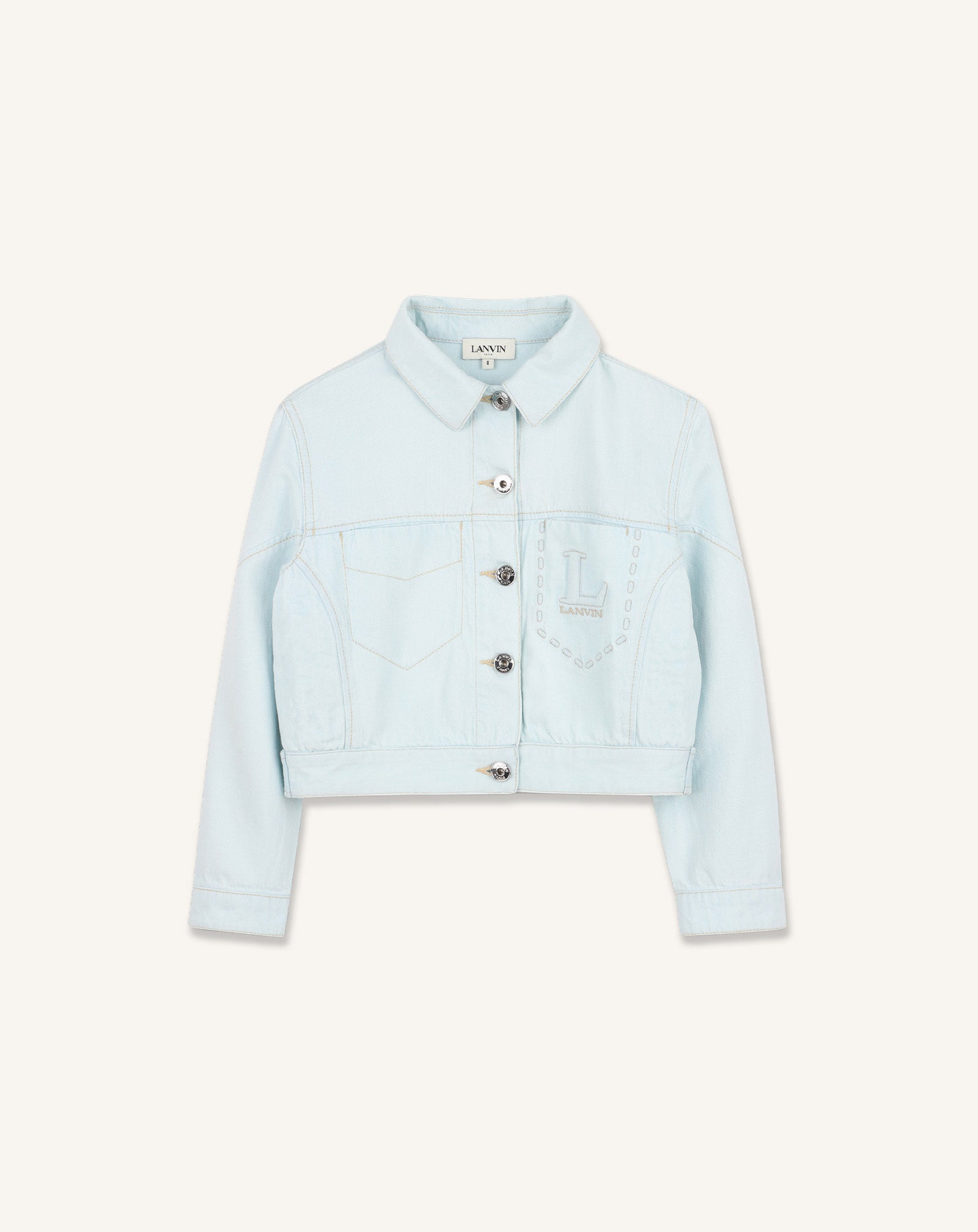 VESTE EN DENIM BRODE LANVIN