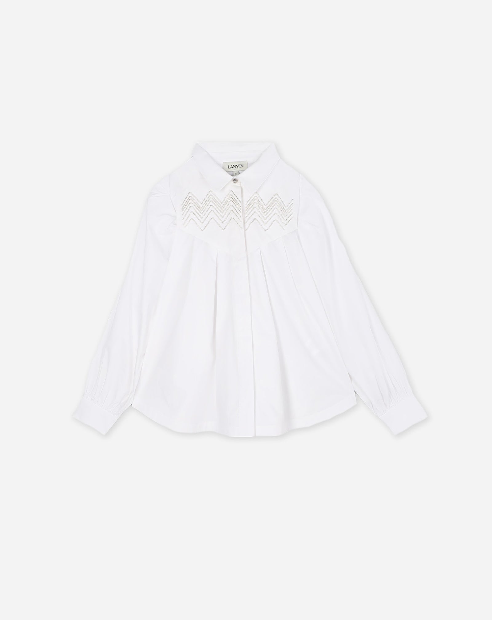CHEMISE EN POPELINE DE COTON BLANC