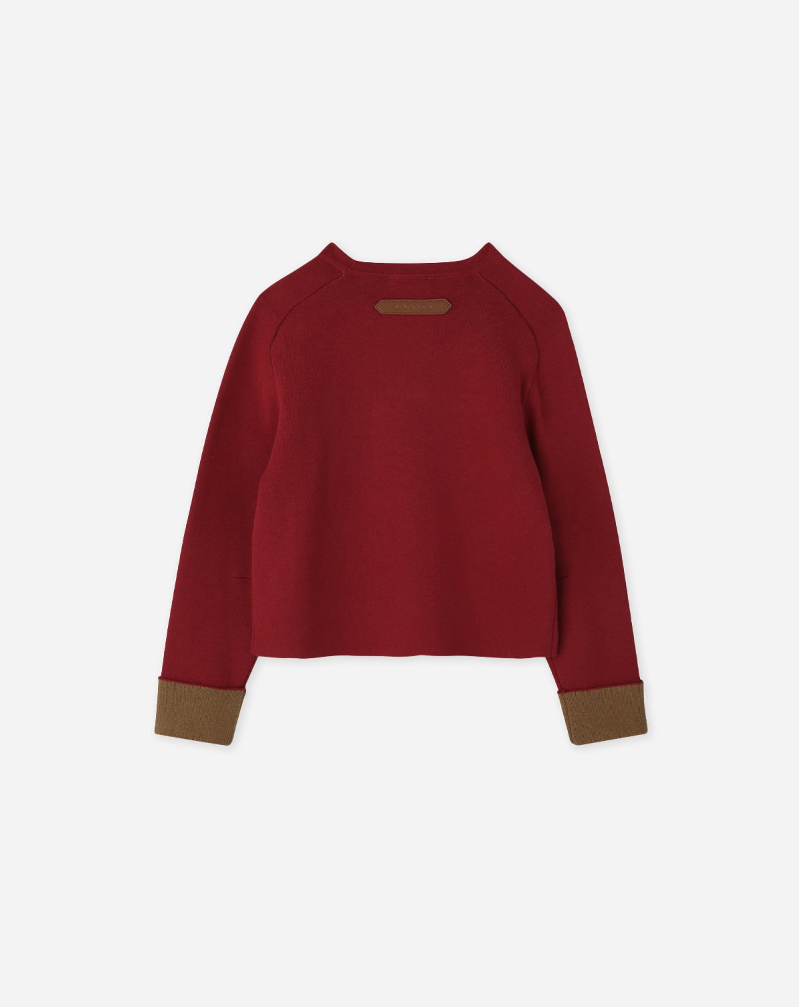 PULL EN TRICOT ROUGE