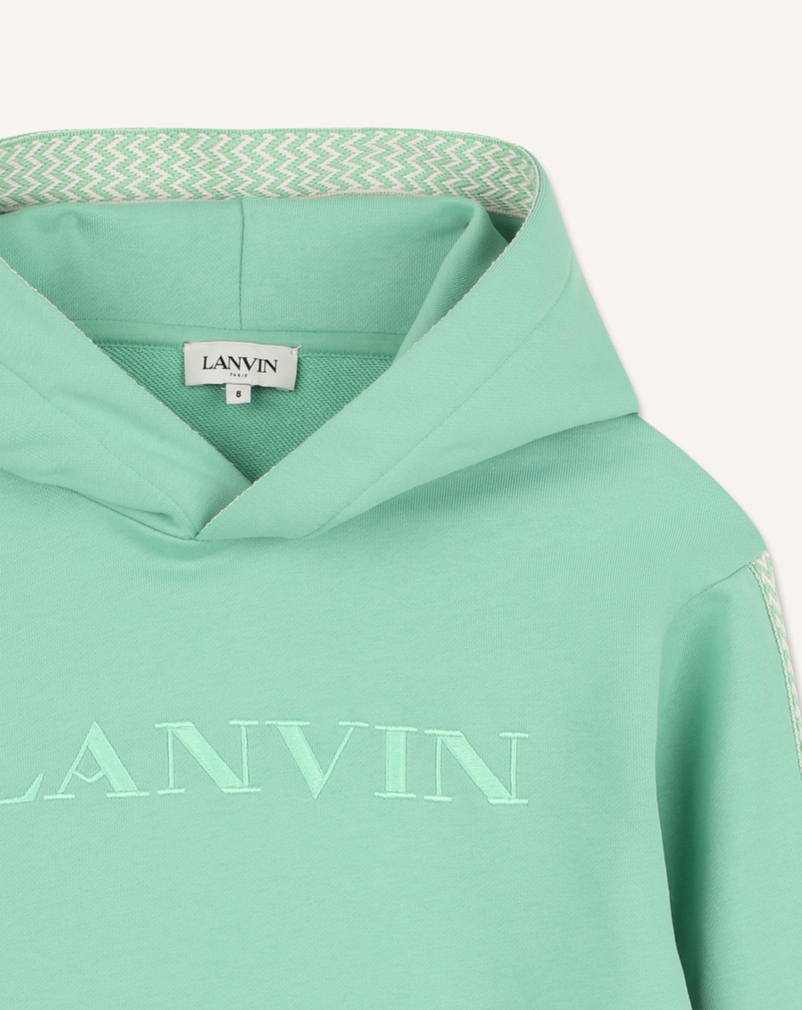 HOODIE LANVIN CURB EN COTON VERT