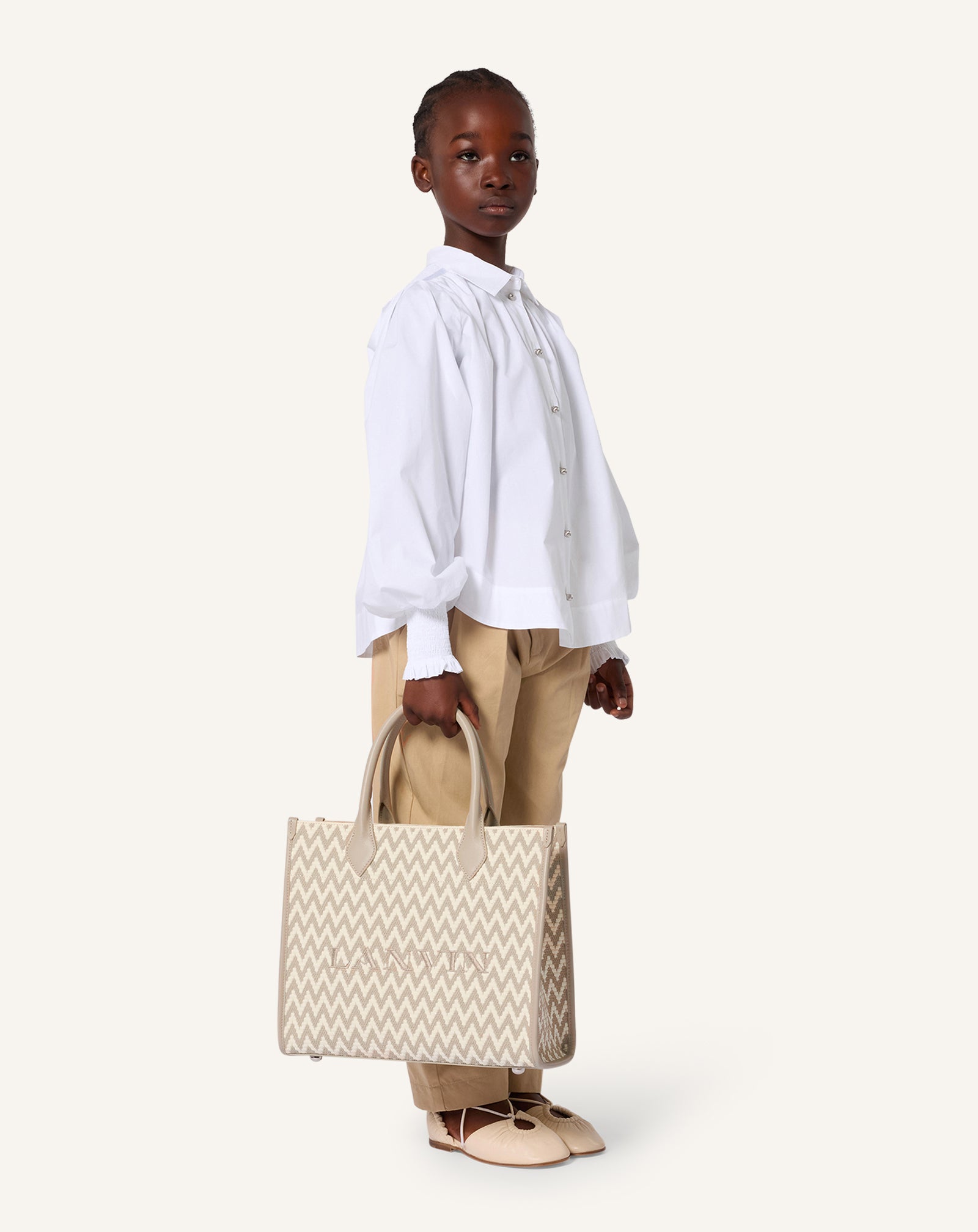 BLOUSE CÉRÉMONIE EN COTON BLANC