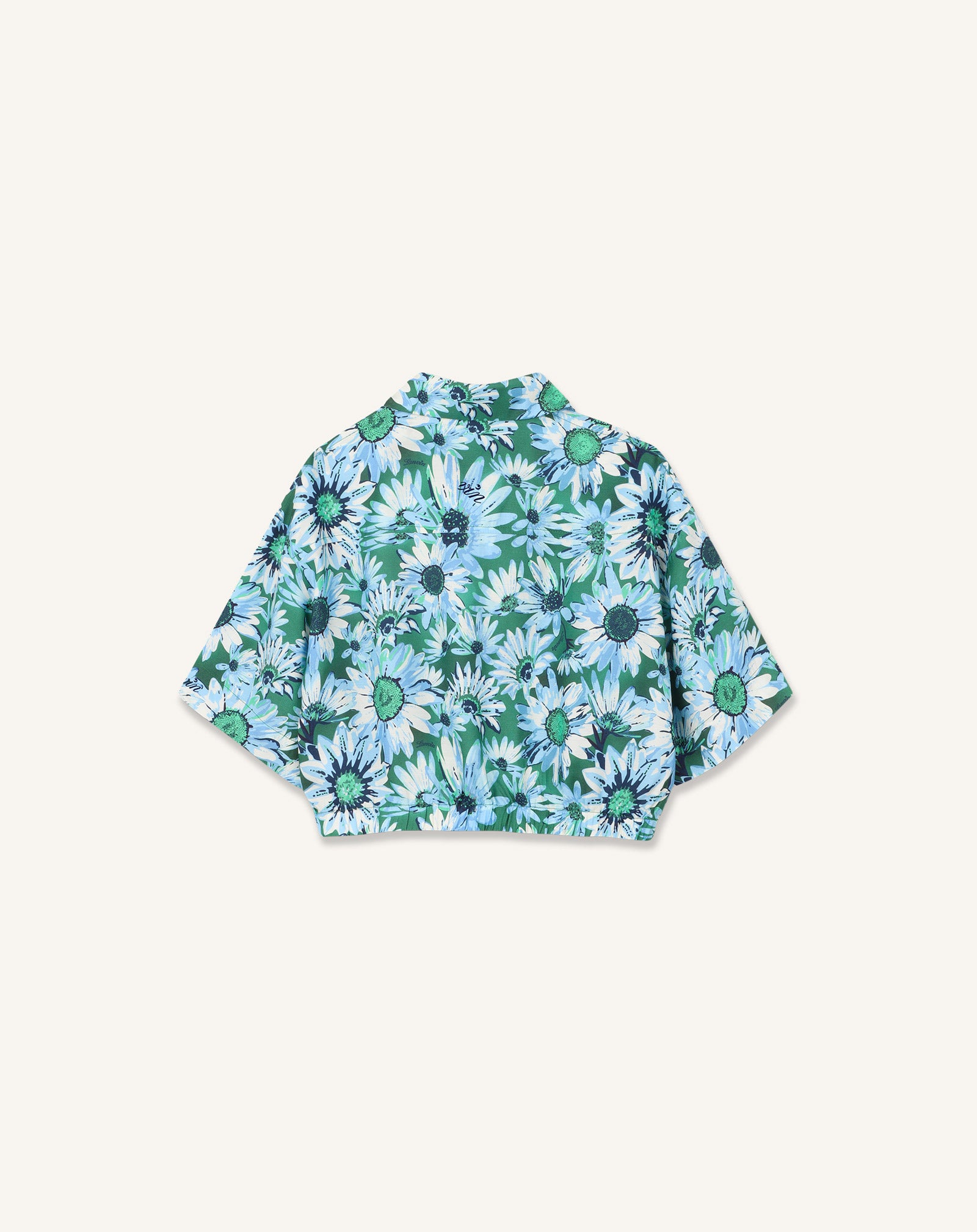 BLOUSE  IMPRIMÉ MARGUERITE VERT