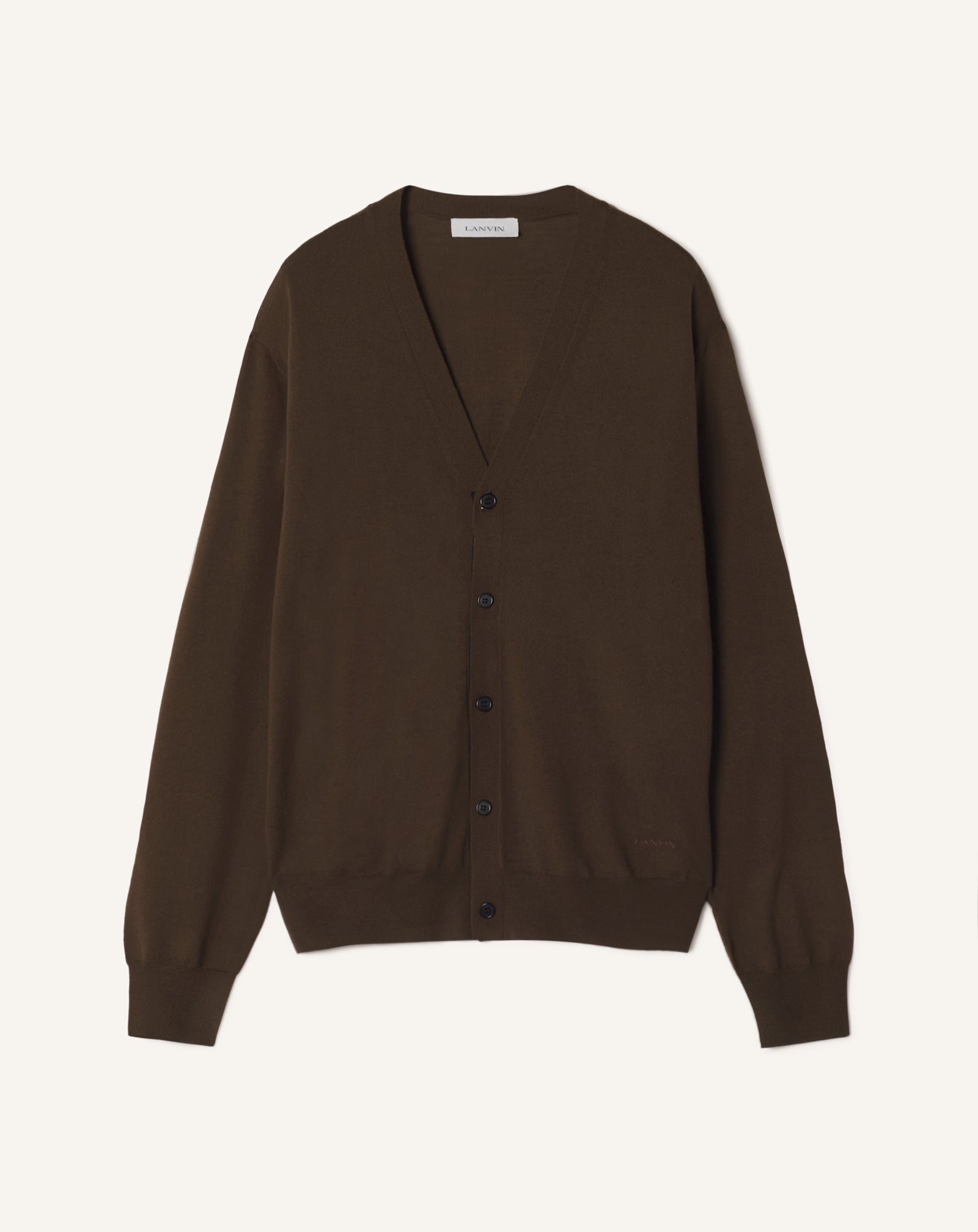 CARDIGAN CLASSIQUE EN LAINE MÉRINOS
