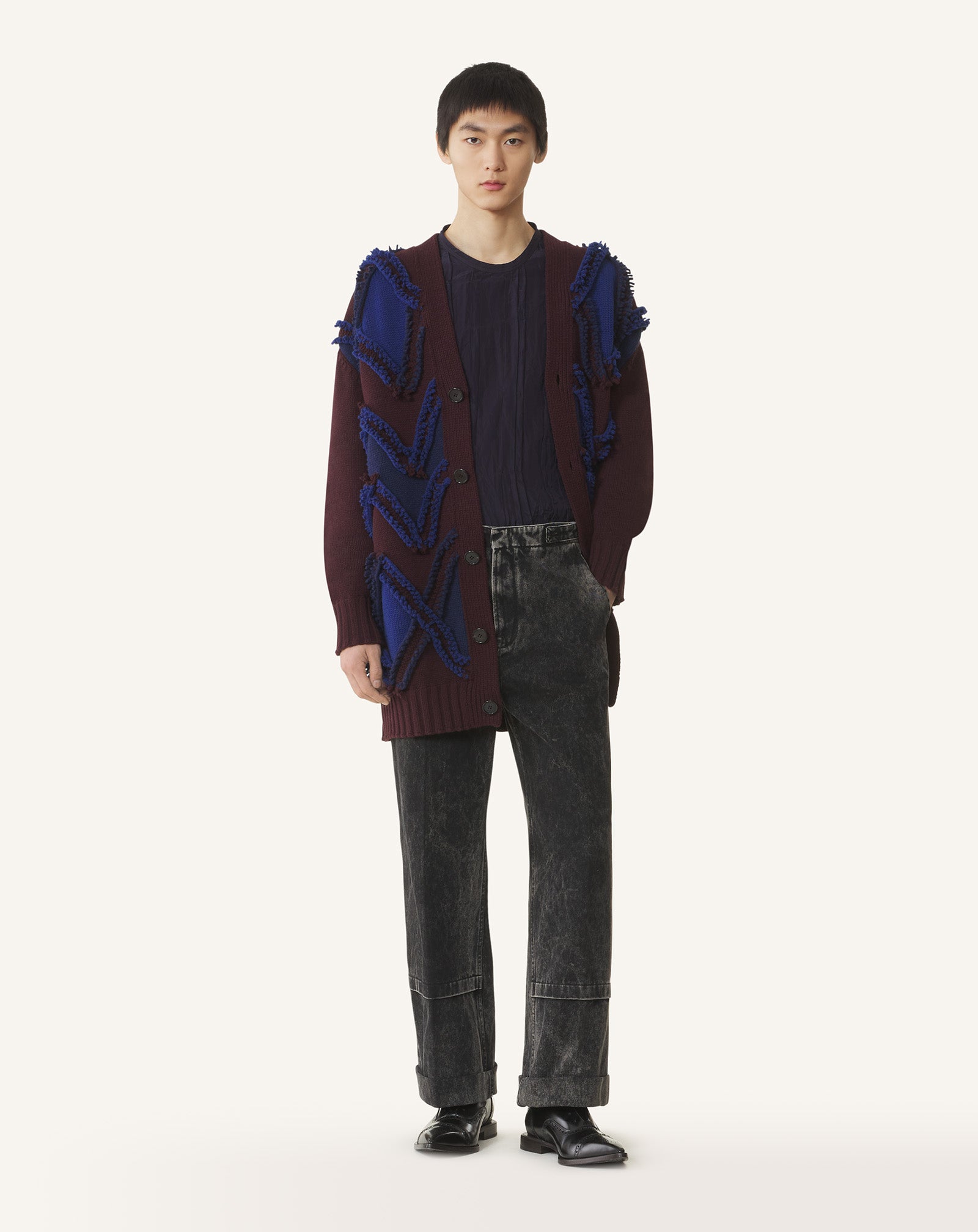 CARDIGAN OVERSIZE EN JACQUARD
