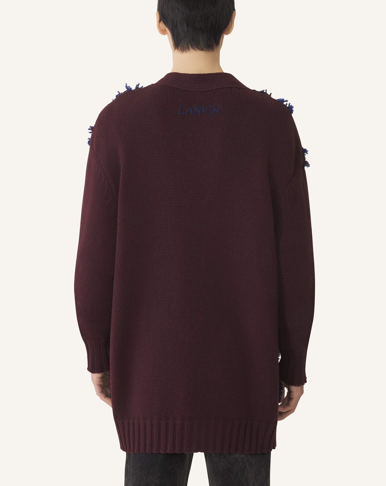CARDIGAN OVERSIZE EN JACQUARD