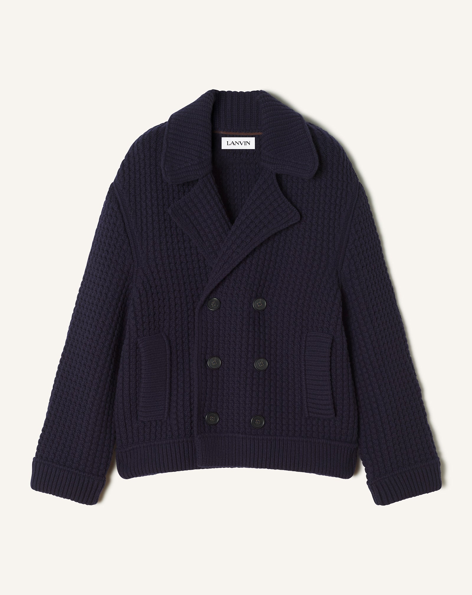 CABAN AMPLE EN LAINE