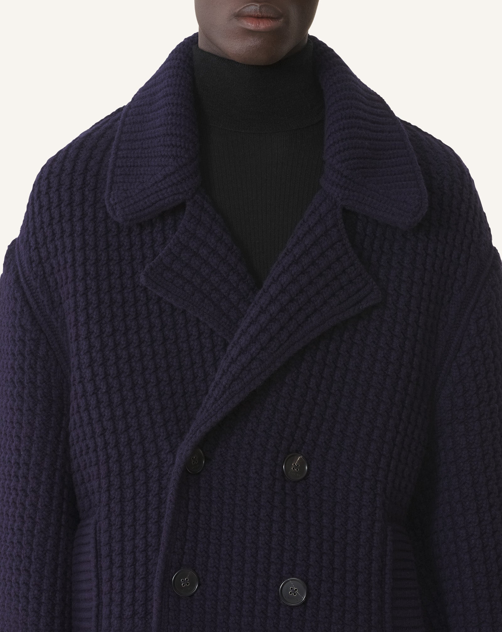 CABAN AMPLE EN LAINE